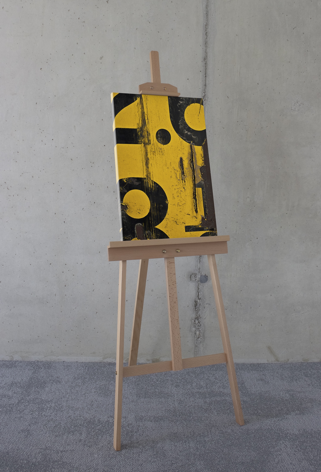 Komar Leinwandbild »Used Letters - Größe 40 x 60 cm« Natur 1 Stk. tlg. Keilrahmenbild mi Echtholzrahmen