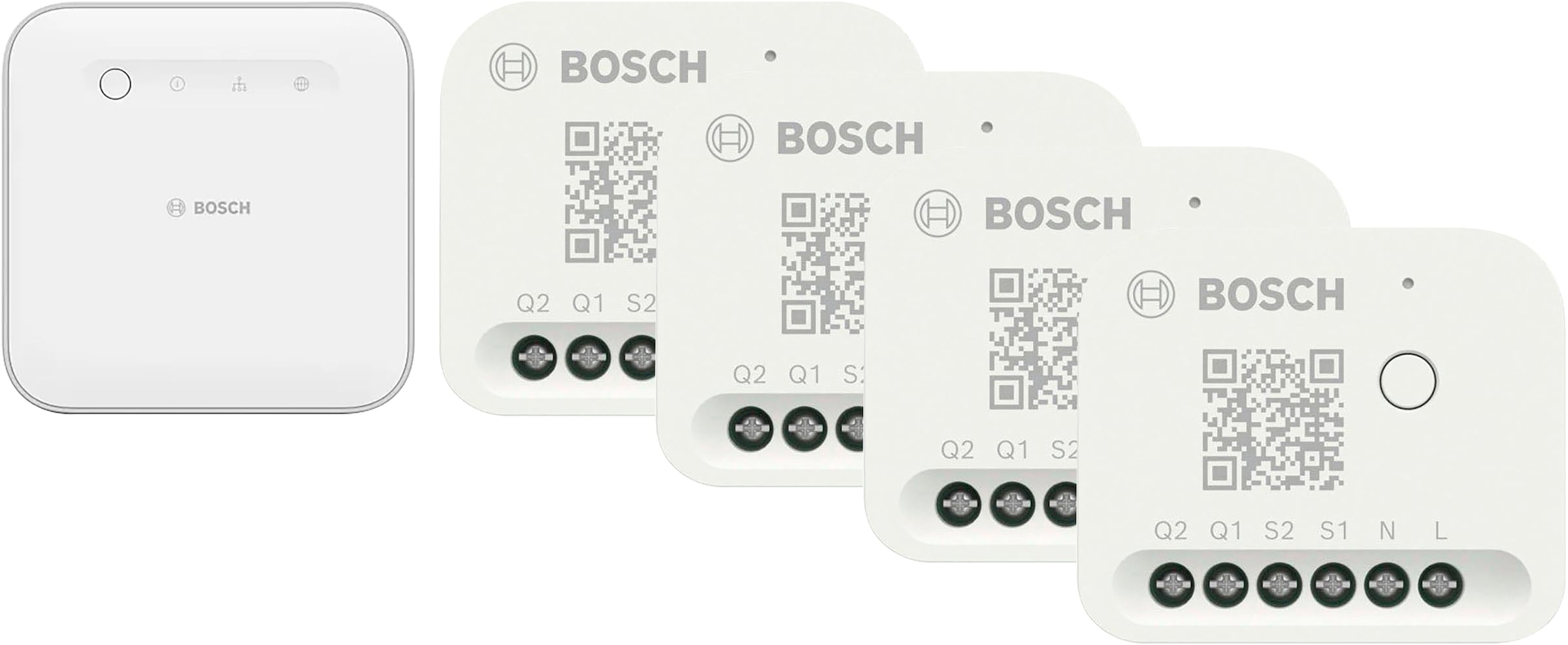 Smart-Home-Station »Smart Home Set mit Controller II und 4 Licht-/Rollladensteuerungen«