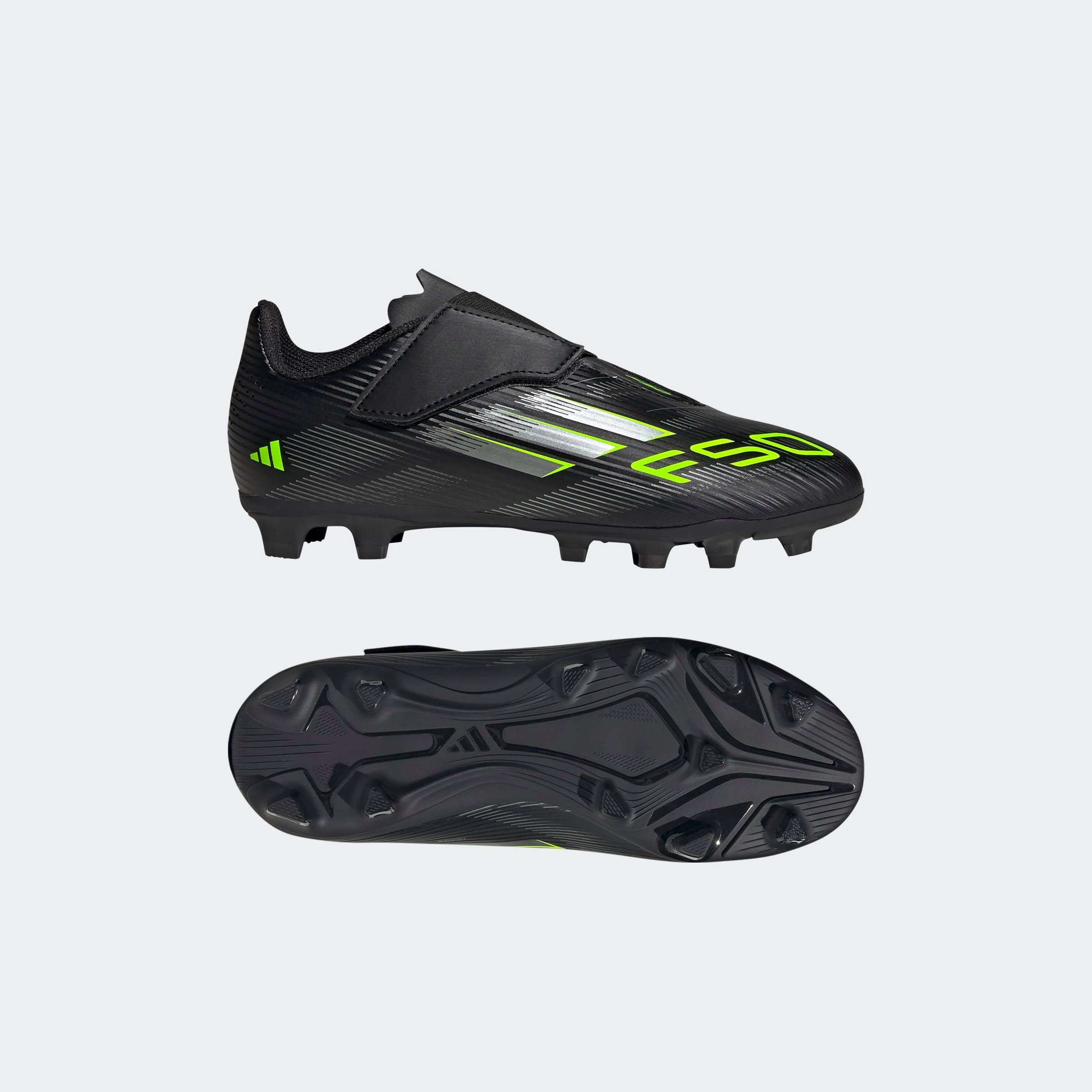 adidas Performance Fußballschuh »F50 CLUB KLETTVERSCHLUSS KUNSTRASEN NEUERER GENERATION, HART- UND ASCH«, geeignet für Rasen- und Kunstrasenplätze