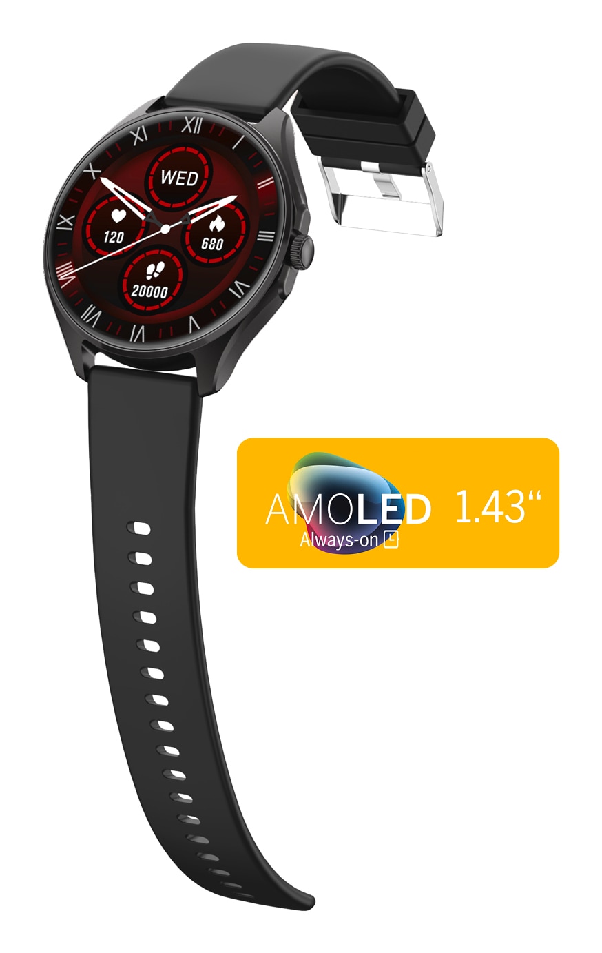 AGM by Beafon Smartwatch »Smart Watch 402«, (3,63 cm / 1,43 Zoll),)