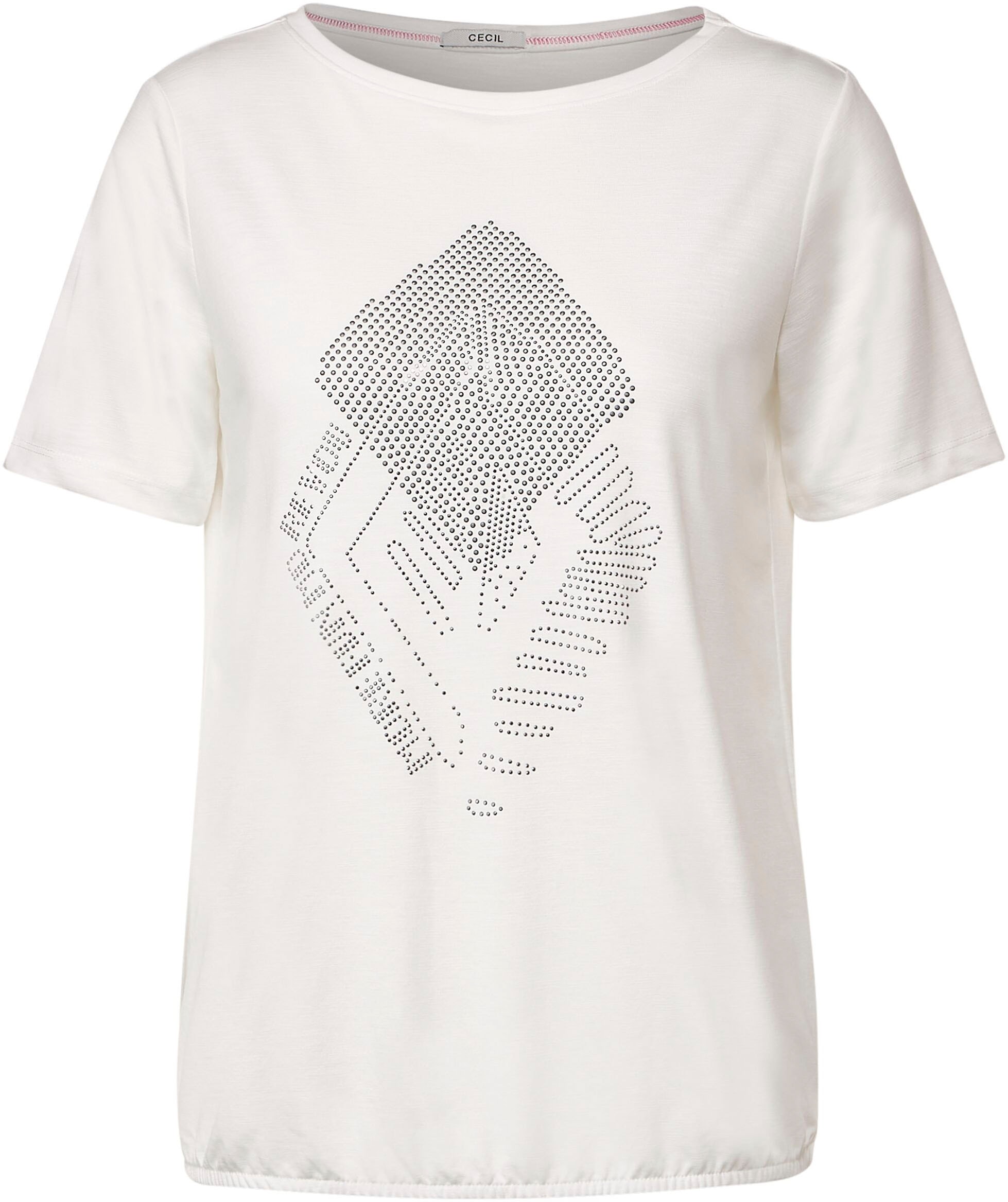 Steinchendetails Cecil T-Shirt, mit bei ♕