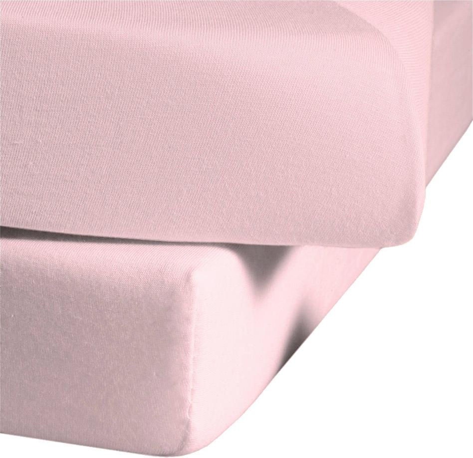 fleuresse Spannbettlaken »Jenny C aus feinfädigem Mako-Jersey« für Matratzen bis 23 cm Höhe