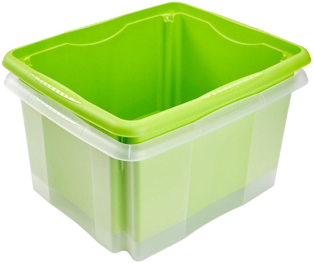 keeeper Aufbewahrungsbox »Emil, 3er Set, 24 L, 41 x 34,5 x 22 cm« ineinander und aufeinander stapelbar