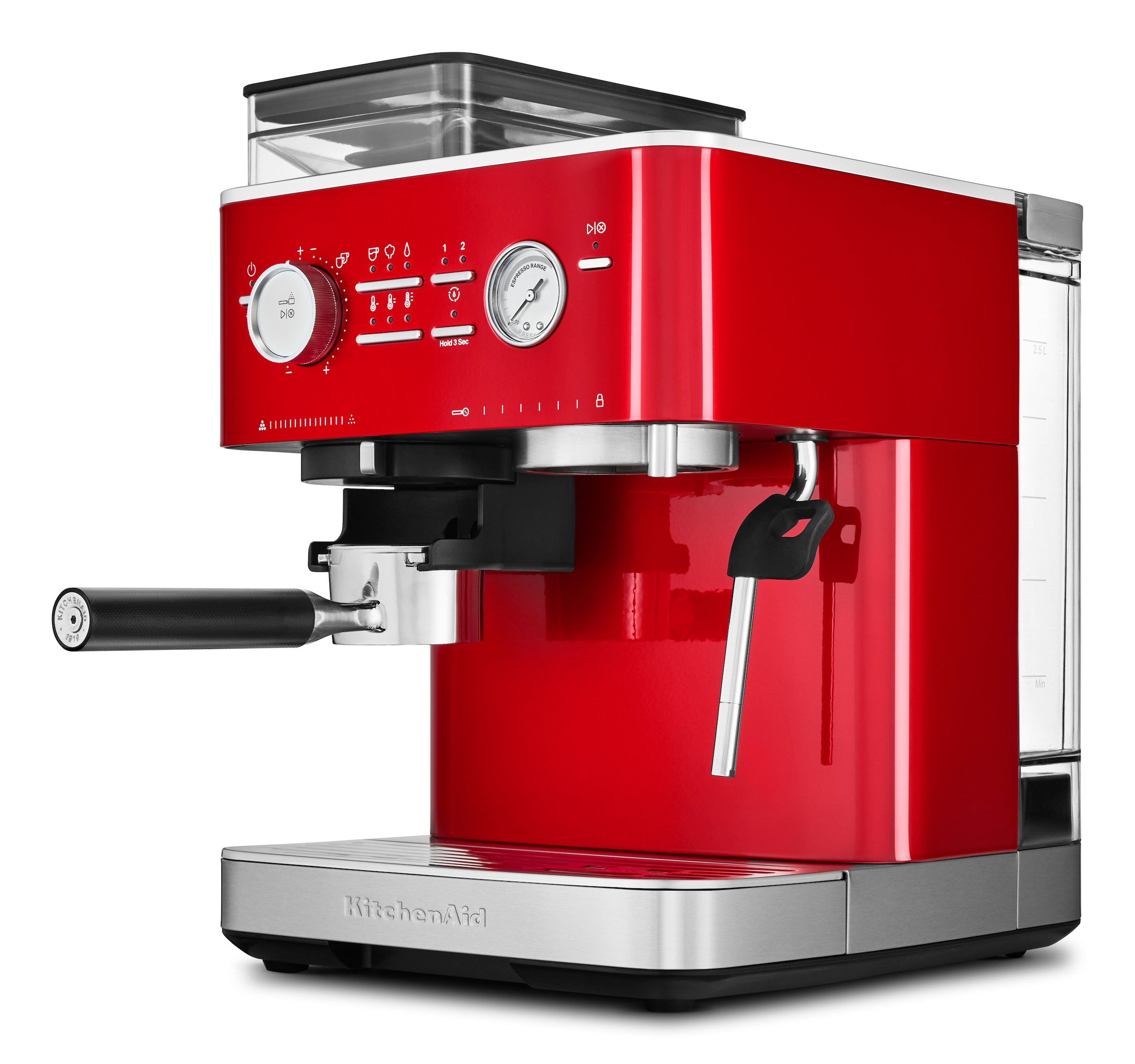 KitchenAid Espressomaschine »5KES6551EBK«, Siebträger mit Mühle