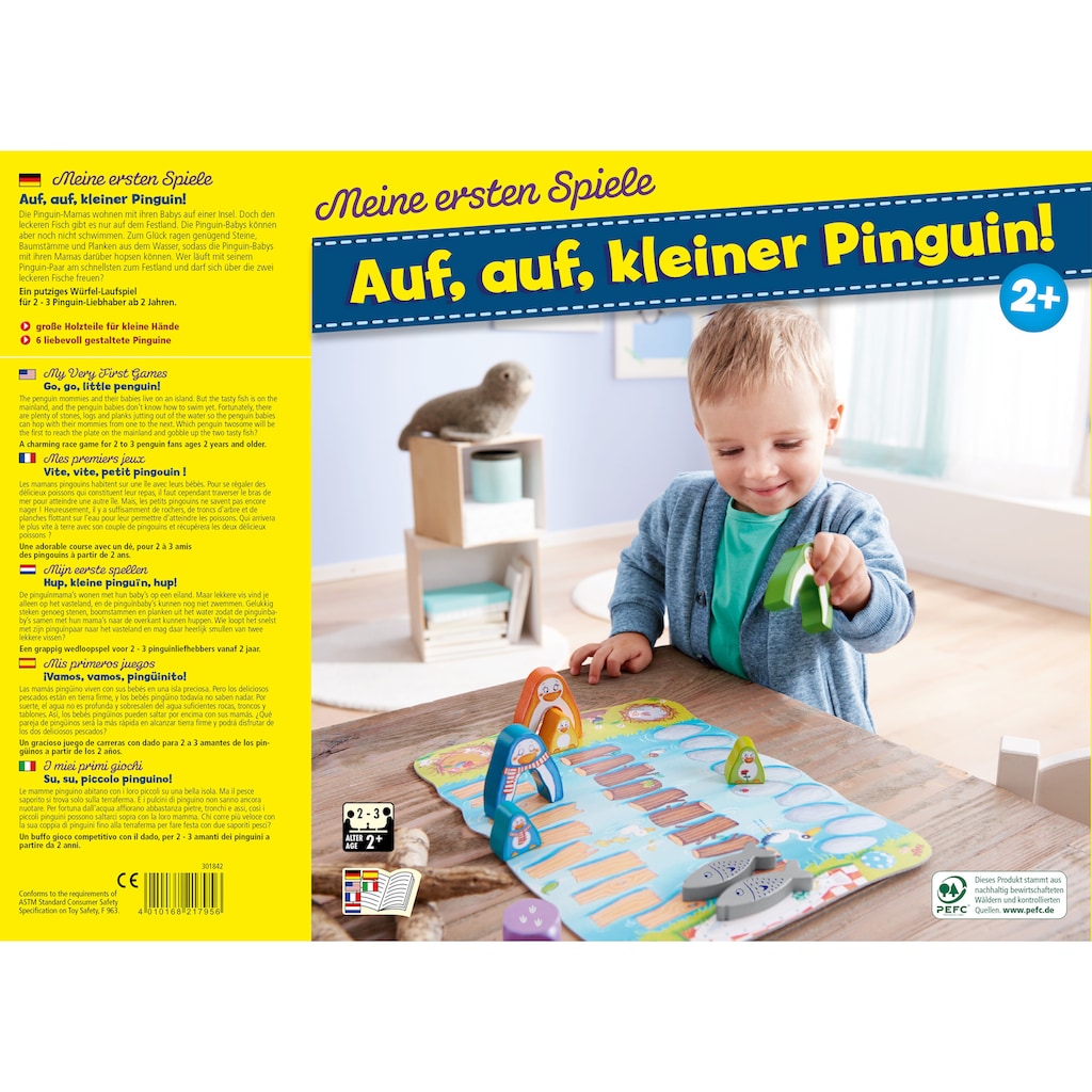 Haba Spiel »Meine ersten Spiele - Auf, auf, kleiner Pinguin!«, Made in Germany