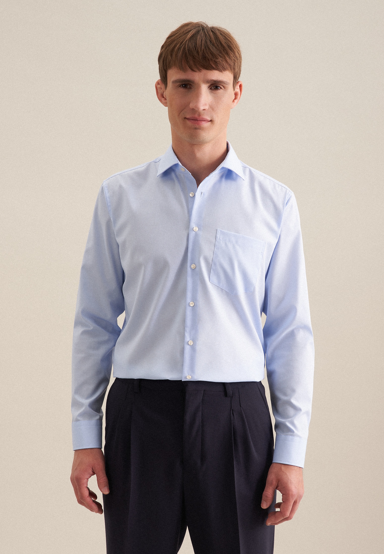 seidensticker Businesshemd »Schwarze Rose« Comfort 1/1 Kentkragen Uni