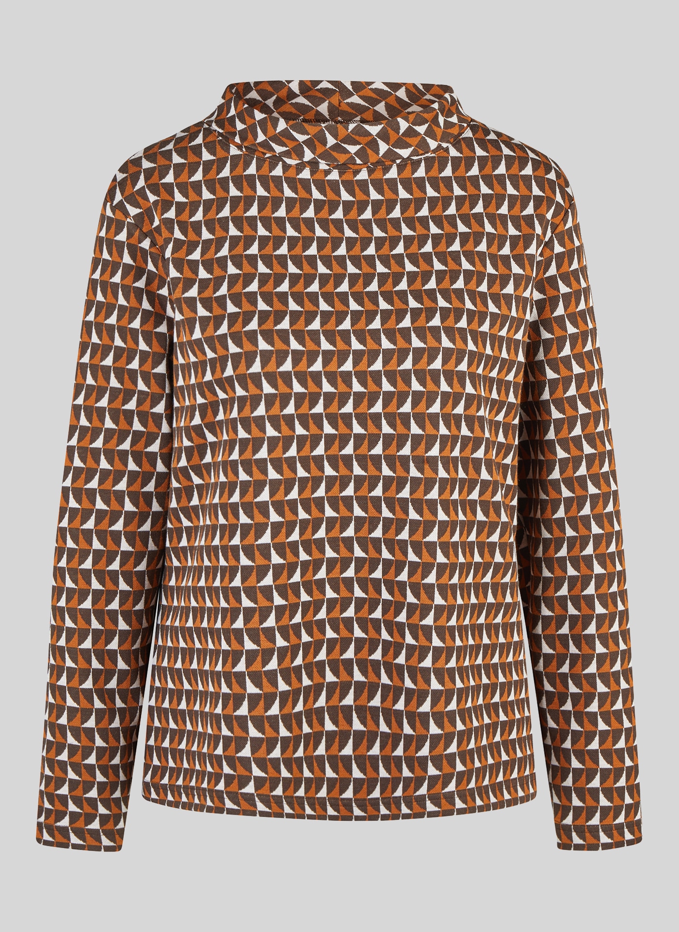 Rabe Langarmshirt mit grafischem Muster