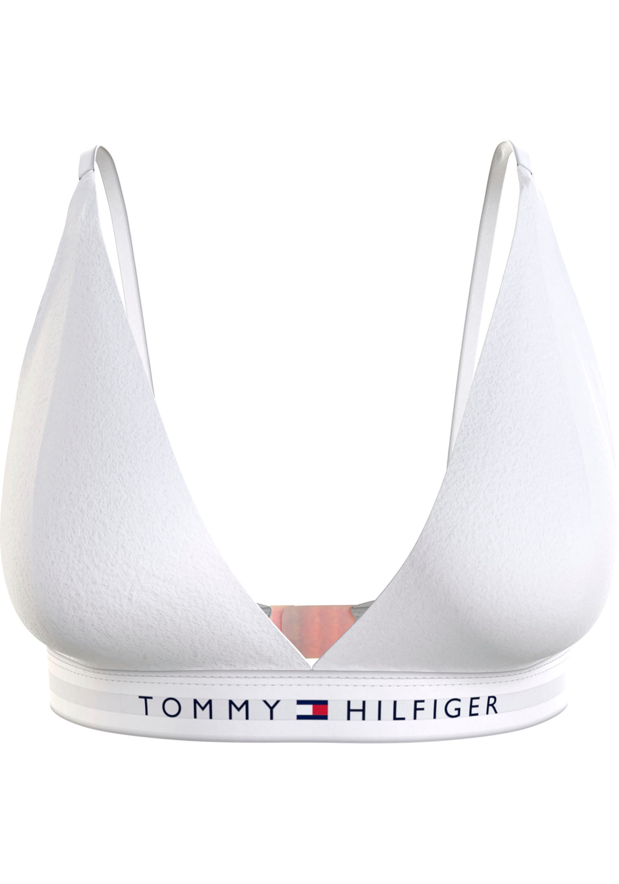 Tommy Hilfiger TRIANGLE«, Markenlabel mit Hilfiger bei Tommy Bralette-BH ♕ Underwear »UNLINED