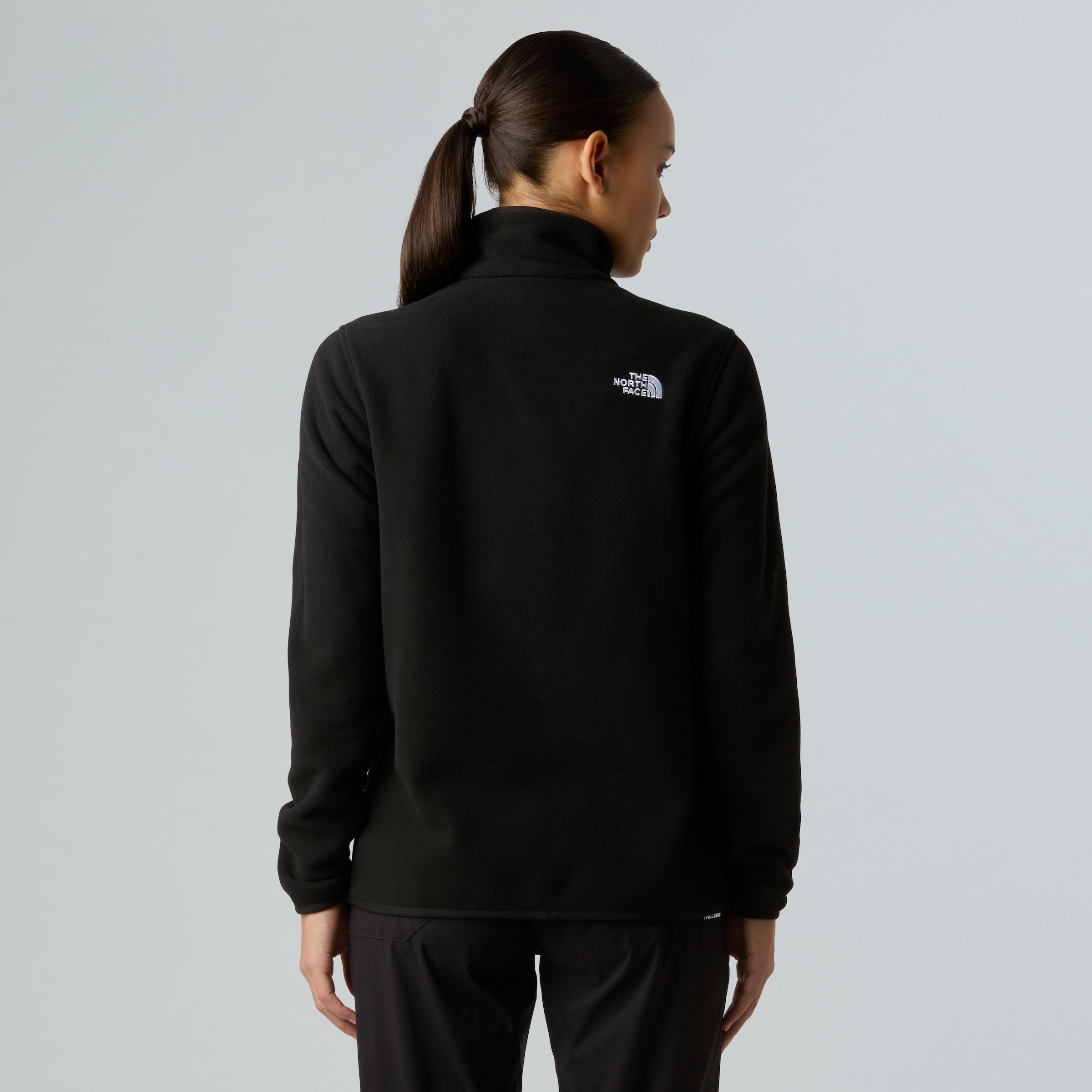 The North Face Fleecepullover »W GLACIER FLEECE 1/4 ZIP JACKET«, 1 Stk. Halfzip aus Polyester, mit 1/4 Reißverschluss
