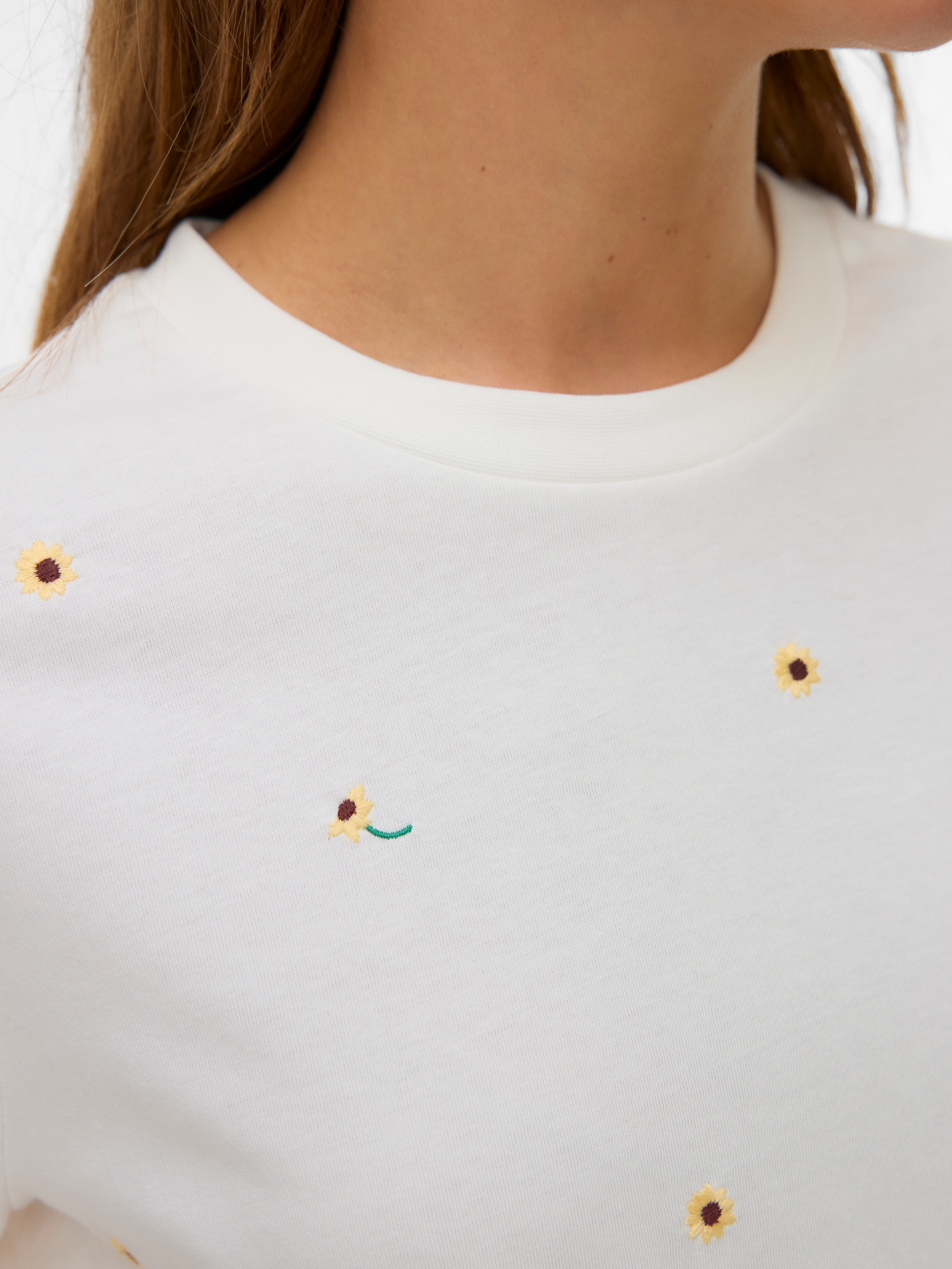 Vero Moda T-Shirt »VMSOLA METTE SS TOP BOX JRS« Baumwolle