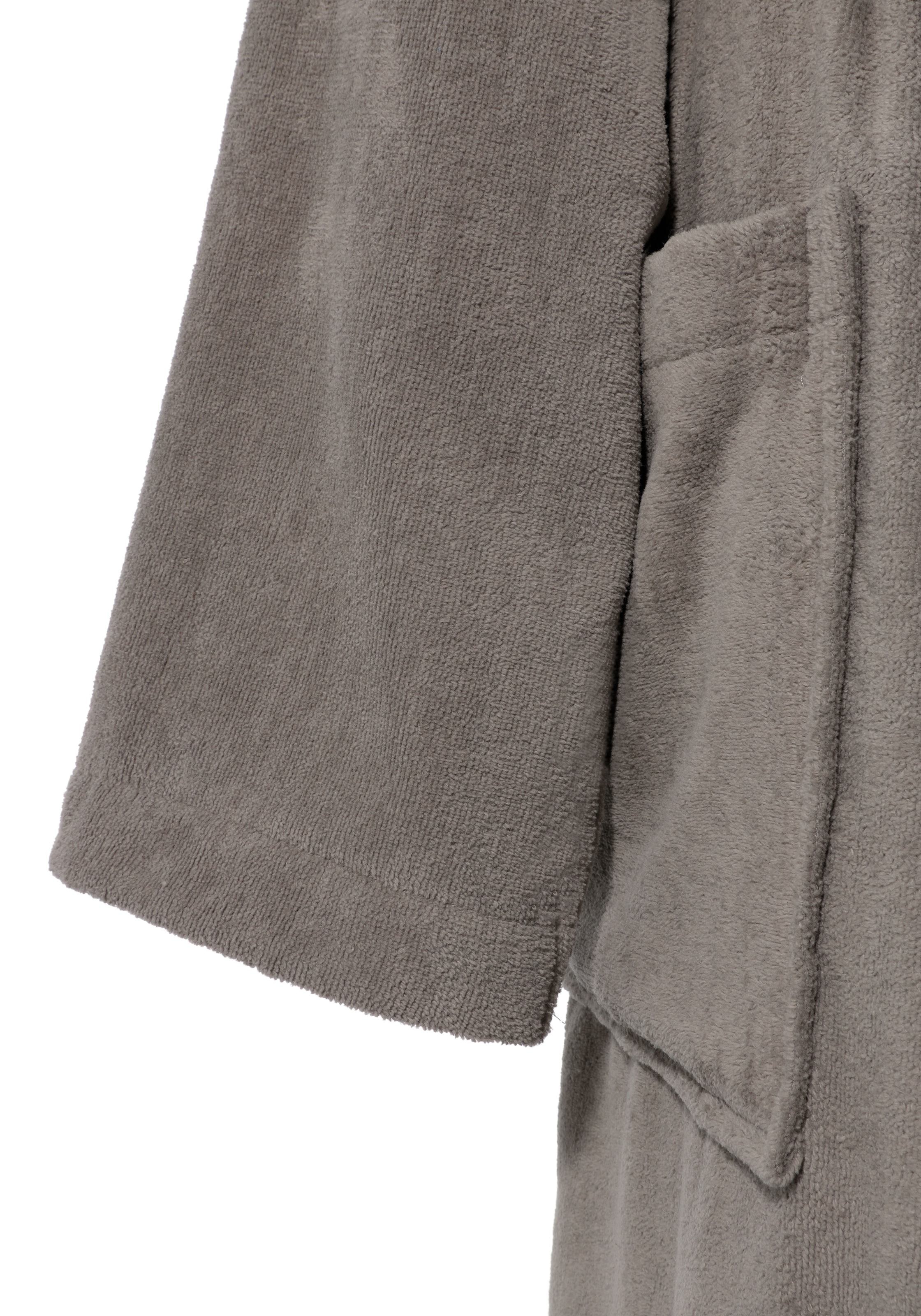 my home Unisex-Bademantel »Regona, ideal für Sauna & Spa, Hotelbademantel, Morgenmantel«, (1 St.), für Damen & Herren, mit Taschen, flauschig und weich, Velours