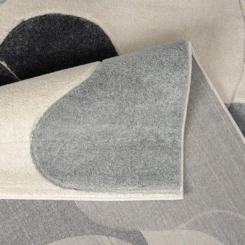 Carpet City Teppich »BONITO 7158«, rechteckig, 11 mm Höhe, Läufer, Flachflor, Hochtief-Muster/ 3D-Effekt, Geo-Muster, Wohnzimmer