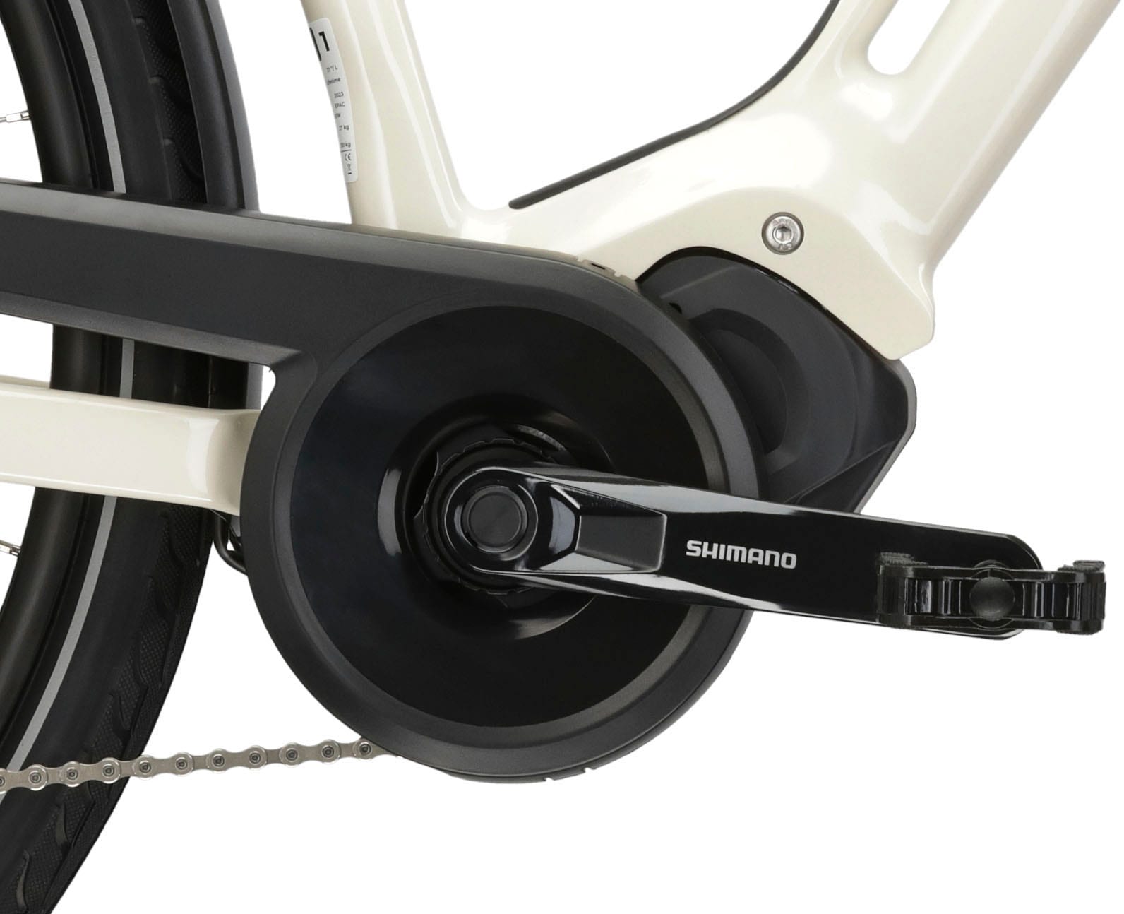 Kross E-Bike »E-Citybike Sentio Hybrid 3.0 28 Zoll weiß«, 7 Gang, Shimano, DEORE T6000, Mittelmotor 250 W, Pedelec, Elektrofahrrad für Damen und Herren