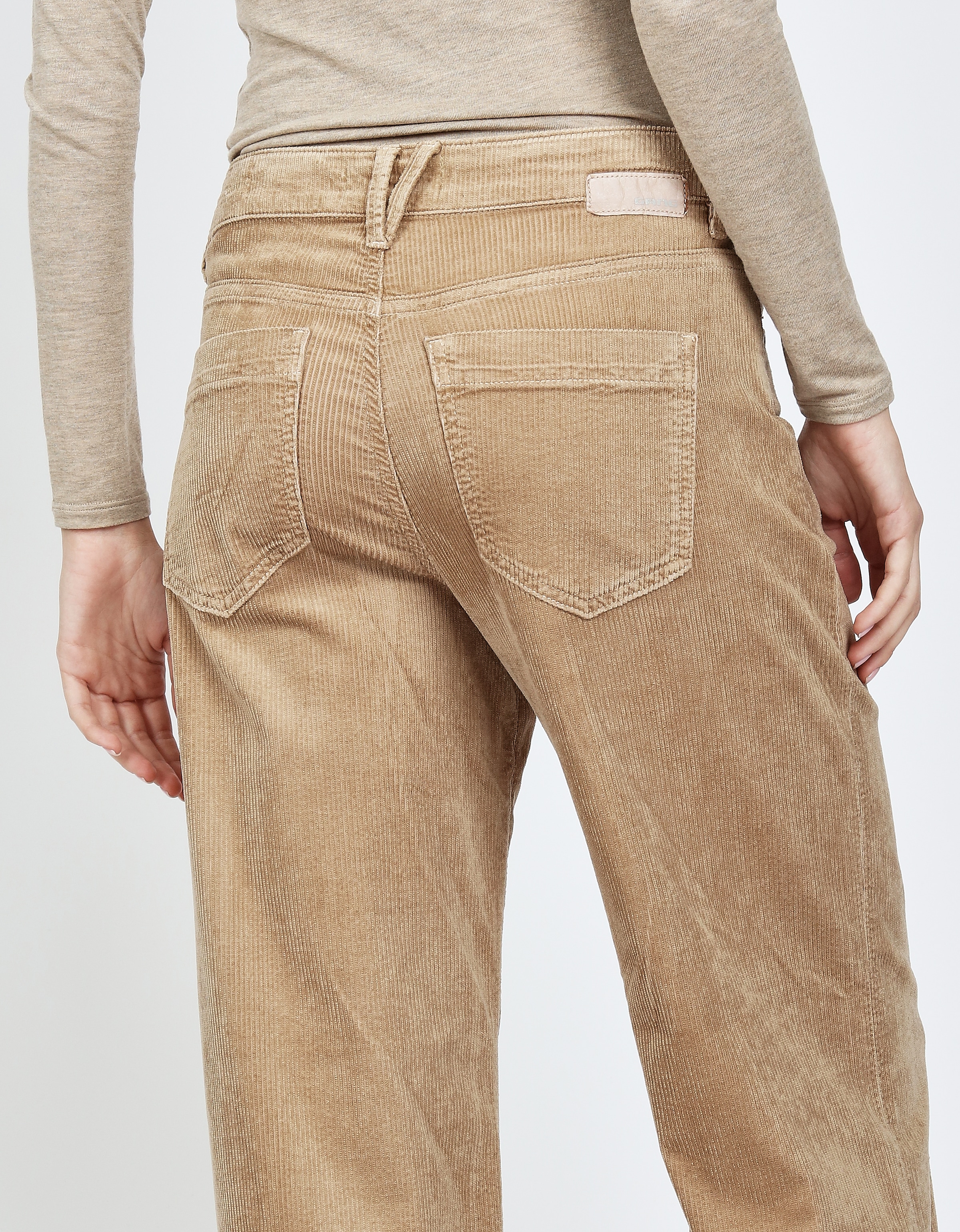 GANG Cordhose »94CARLOTTA LONG«  im Wide Fit mit geradem Beinverlauf