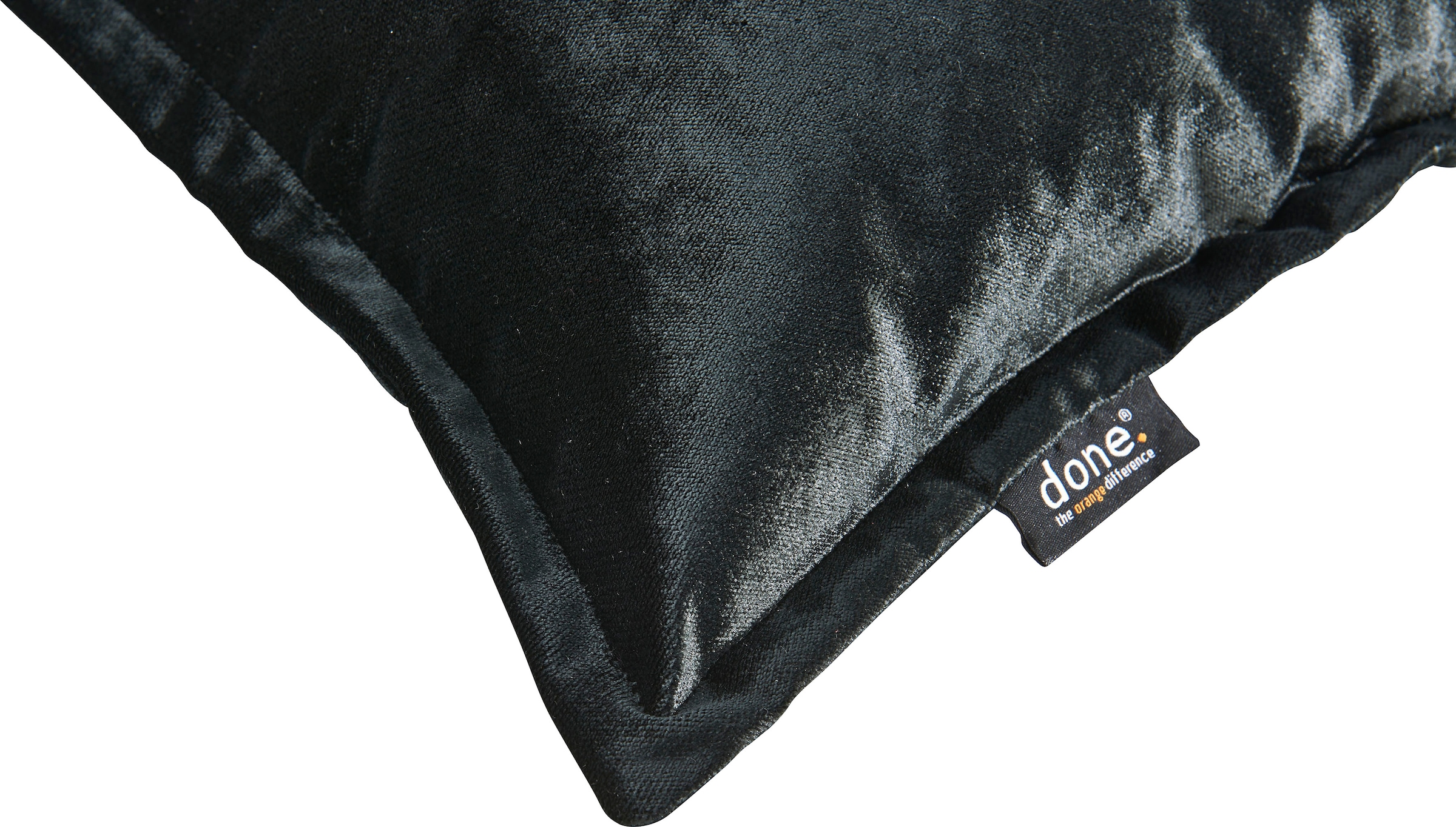 done.® Dekokissen »Glam« unifarben, Reißverschluss, Kissenhüle ohne Füllung, 1 Stück