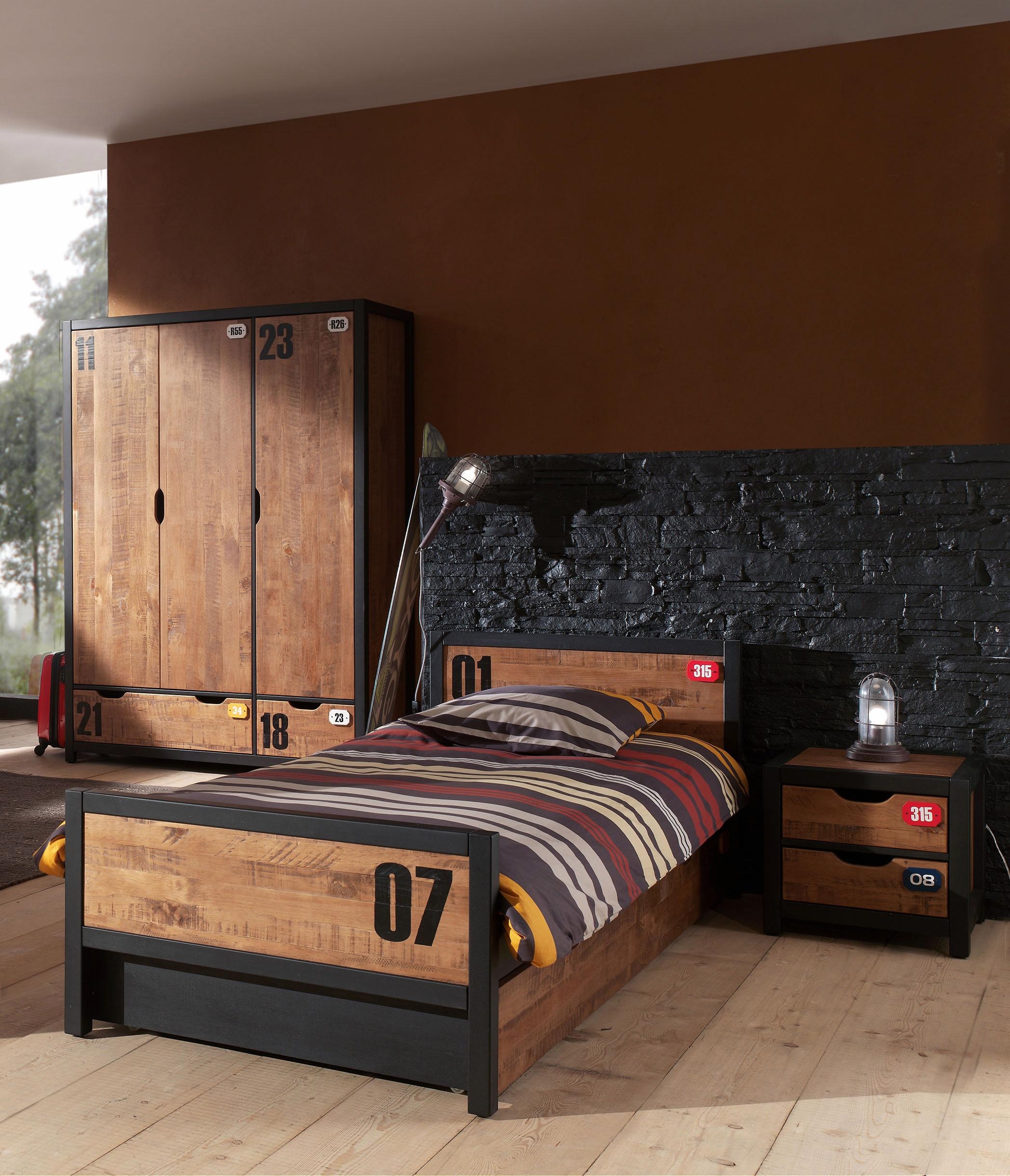 Vipack Schubkasten »Alex«, (Made in Europe), aus teilmassiver Kiefer und MDF