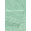 Lüttenhütt Teppich »Paul«, rechteckig, 5 mm Höhe, handgewebt, beidseitig verwendbar, mit Fransen, Wohnzimmer