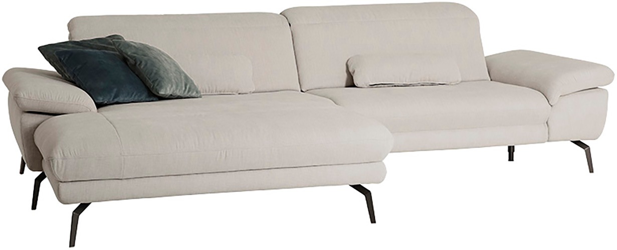 Die PlanBar Ecksofa »MP-IN22025 L-Form«, mit Kopfteilverstellung, wahlweise mit motorischem Canape