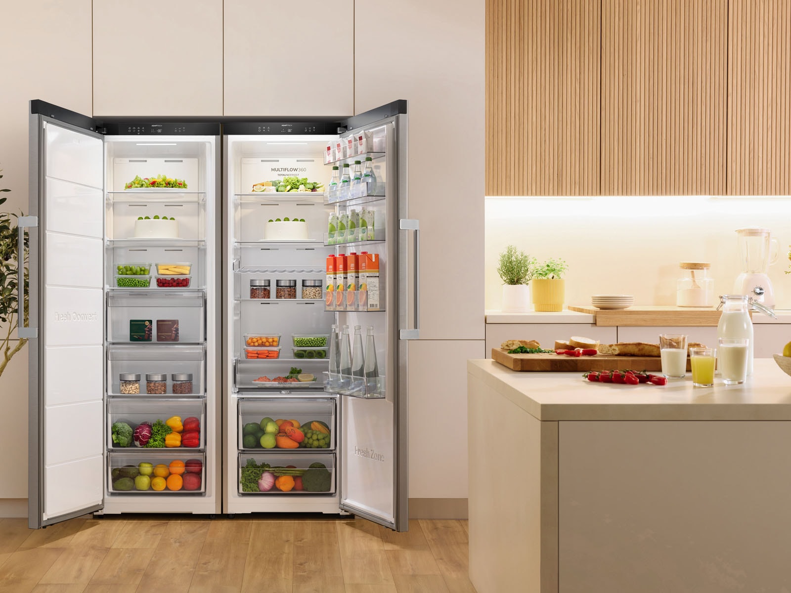 GORENJE Gefrierschrank No Frost »FNC618D6XWF« 185,6 cm hoch 59,5 cm breit Perfect KitchenFit - passt sich in die Küchennische an