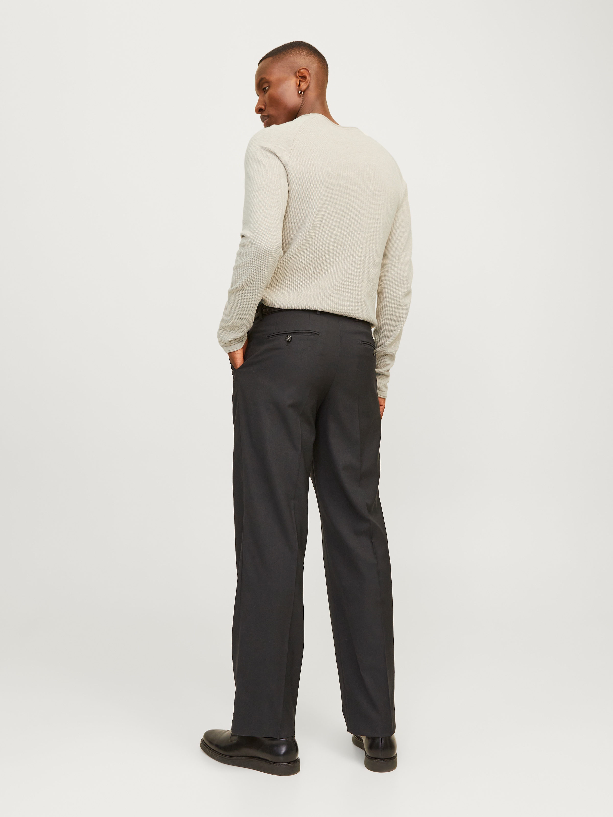 Jack & Jones Rundhalspullover »JJEHILL KNIT CREW NECK NOOS« Baumwolle, regular fit