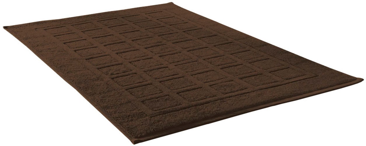 Dyckhoff Badematte »Planet« Höhe 3 mm beidseitig nutzbar | fußbodenheizungsgeeignet Baumwolle, 2er Set Hotelmatte