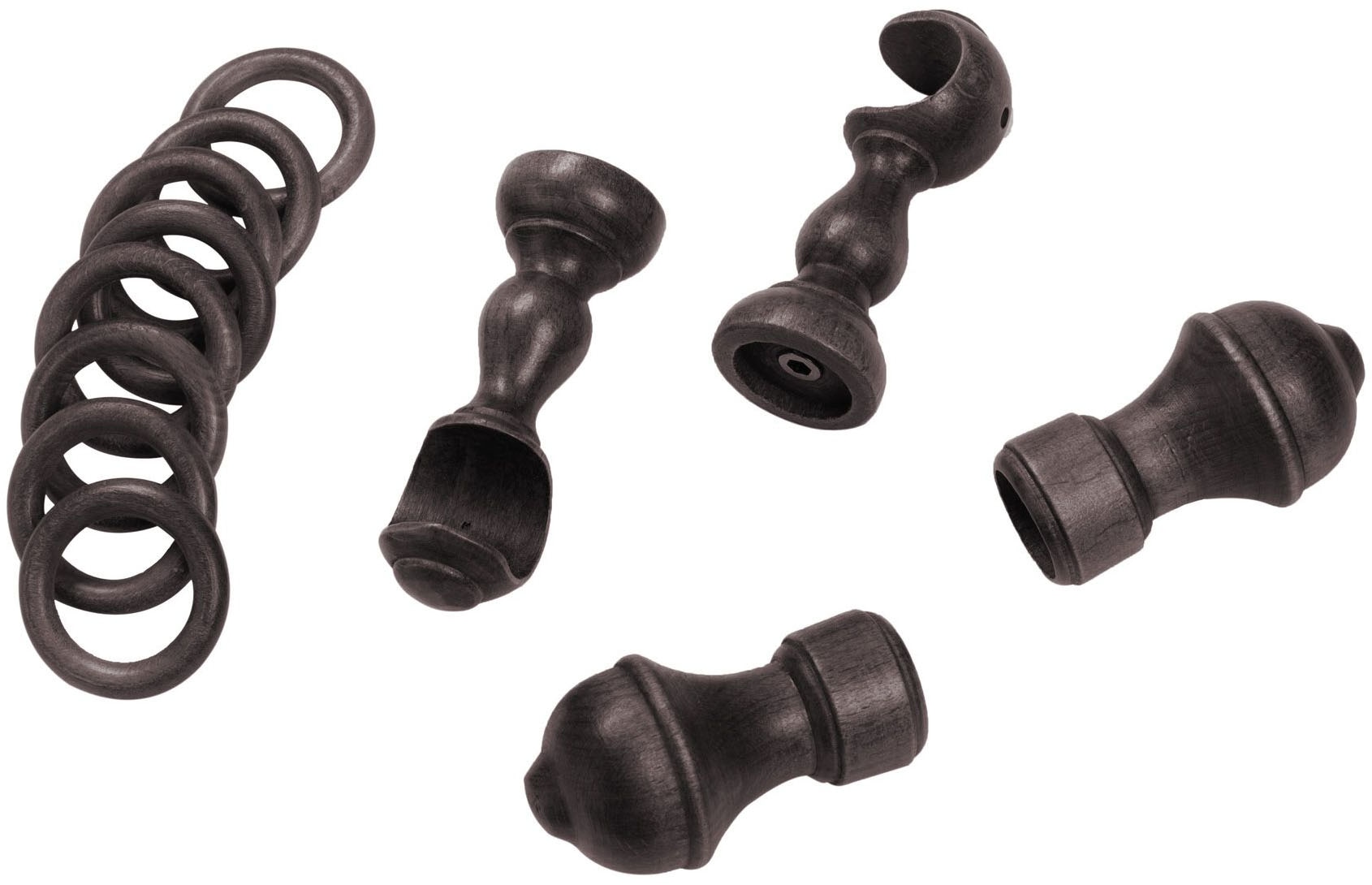 SN DECO GROUP Gardinenstange »Ares«, 1 läufig-läufig, Fixmaß