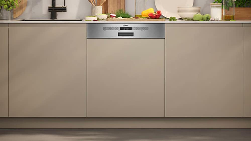 NEFF teilintegrierbarer Geschirrspüler N 50 »S145EAS08E«, 13 Maßgedecke, Open Dry: automatisches Öffnen der Türe