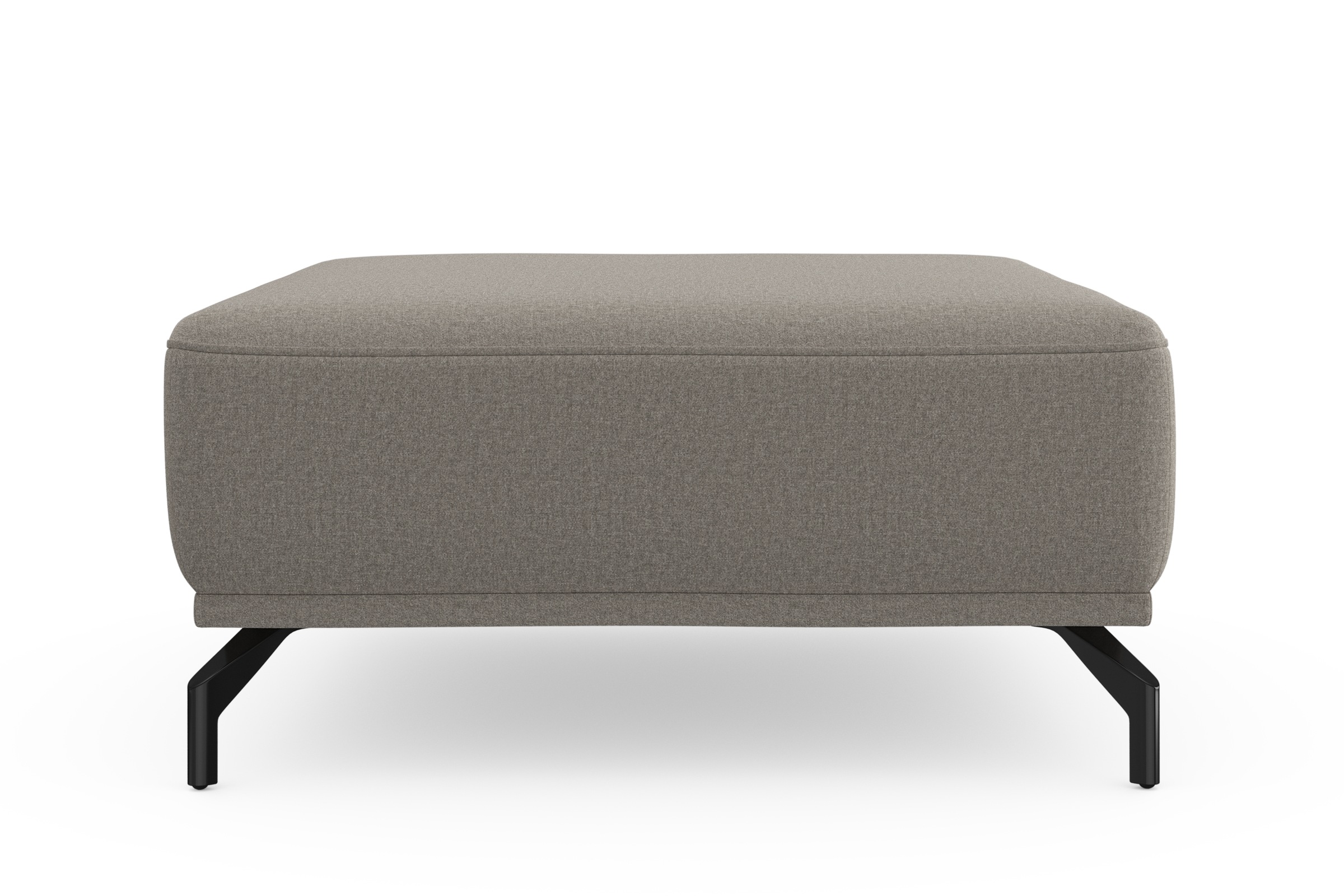 sit&more Hocker »Bailando« mit Federkern und schwarzen, matten Metallfüßen