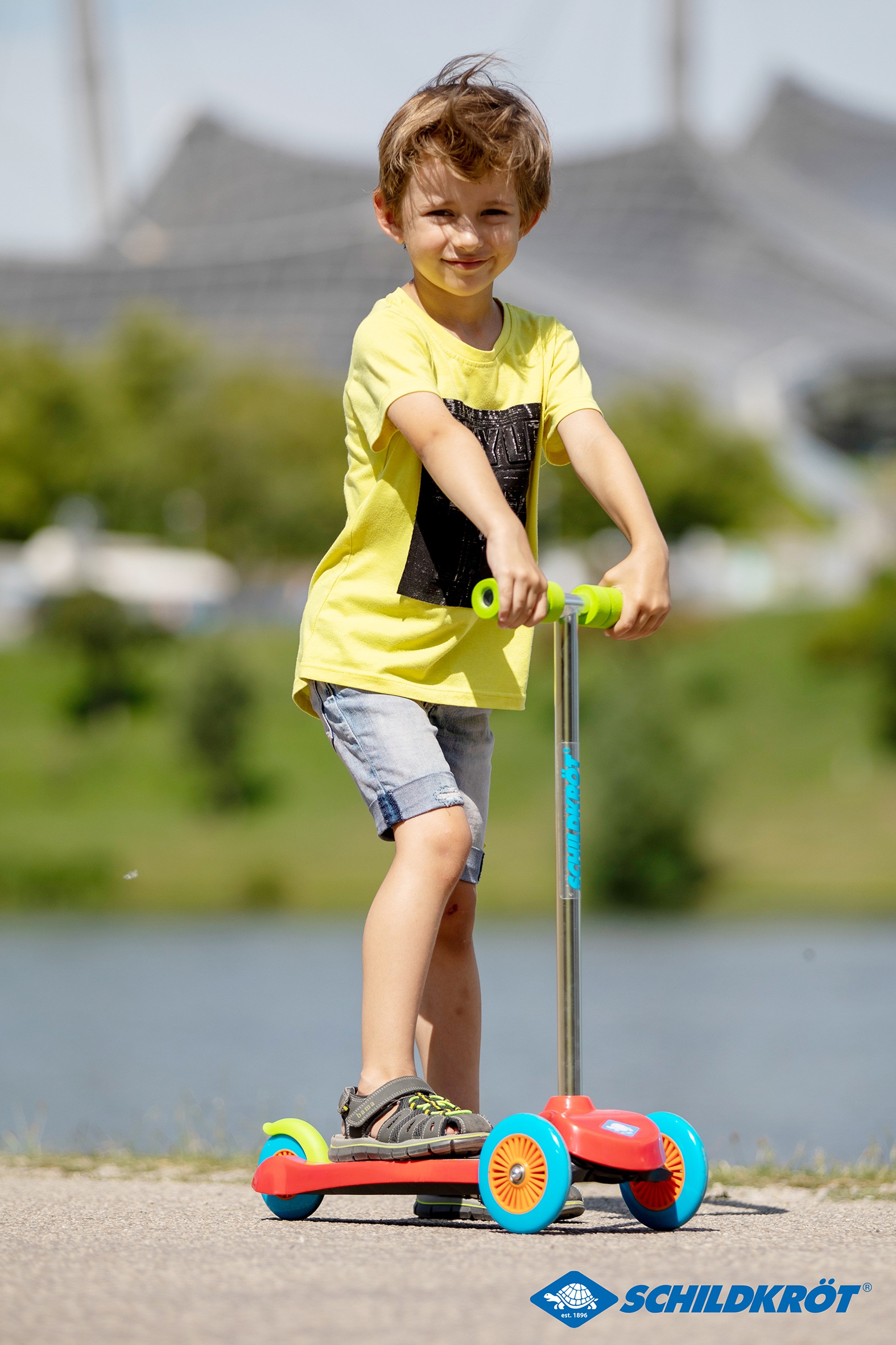 Schildkröt Miniscooter »Kids Scooter LITTLE1 red«