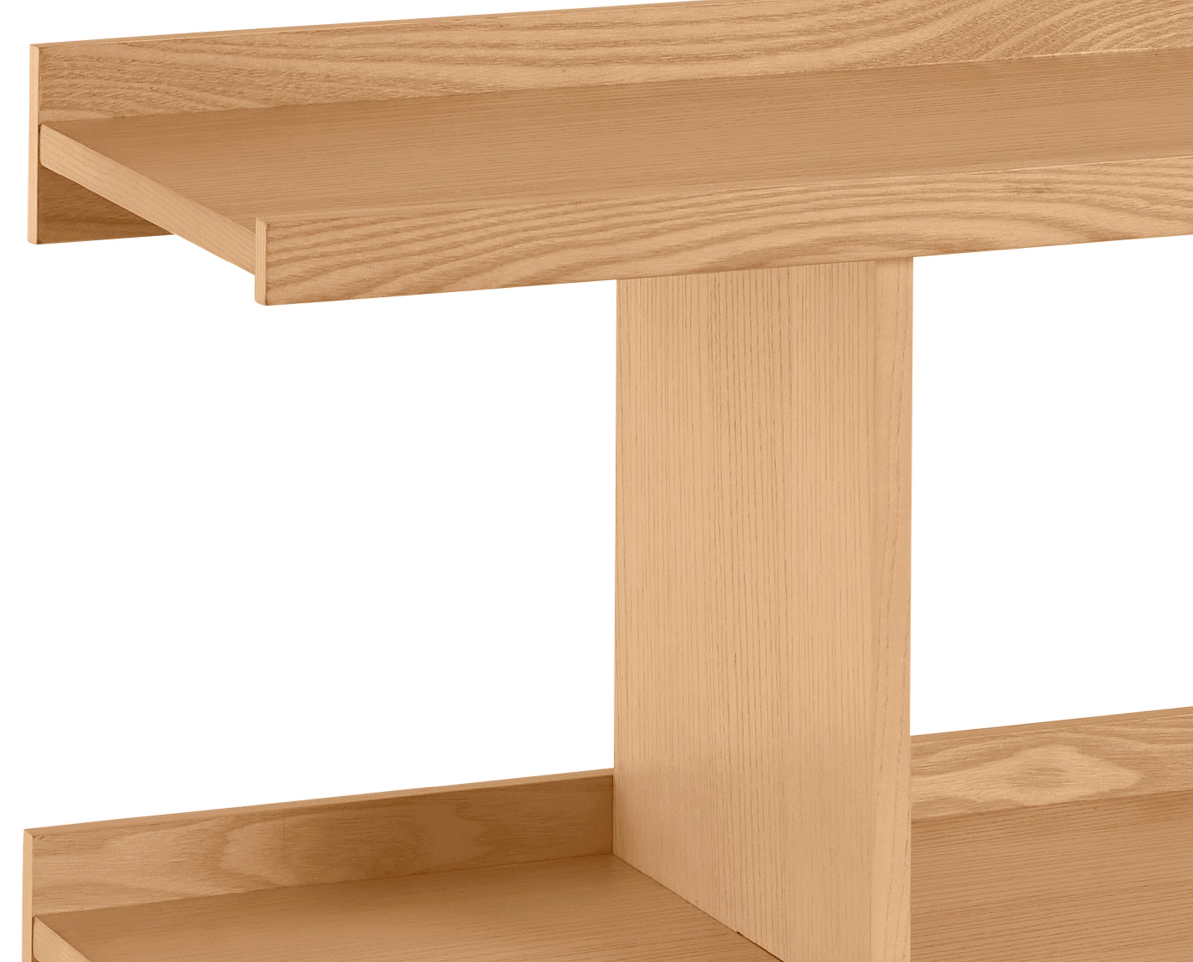 LeGer Home by Lena Gercke Ablageregal »Clavira« massives Eschenholz, stabil, luftige Optik, Breite 120 cm