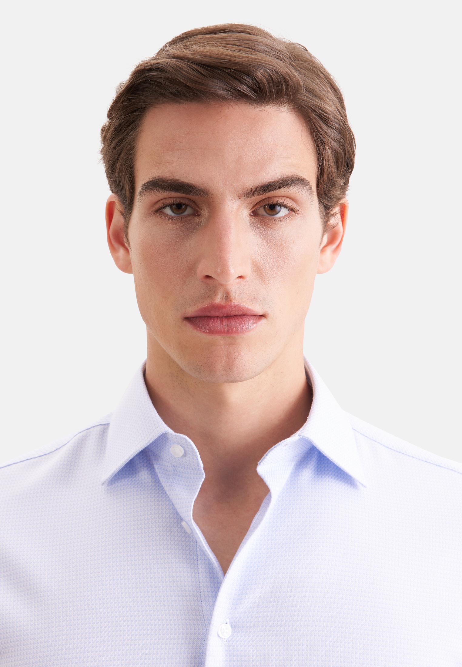 seidensticker Businesshemd »Schwarze Rose« Slim 1/1 Kentkragen Struktur
