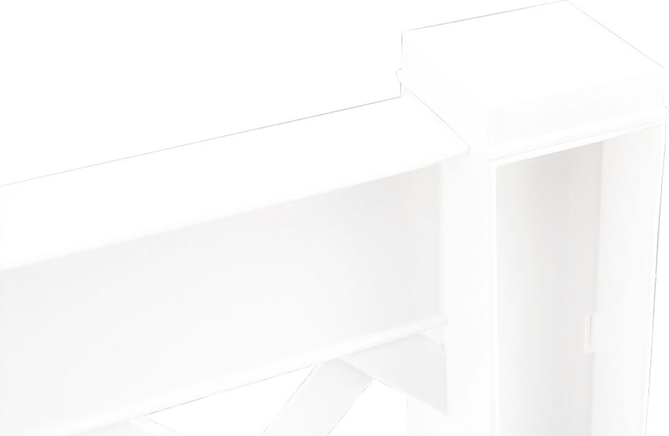 KHW Spalier, BxTxH: 43x6x140 cm, weiß