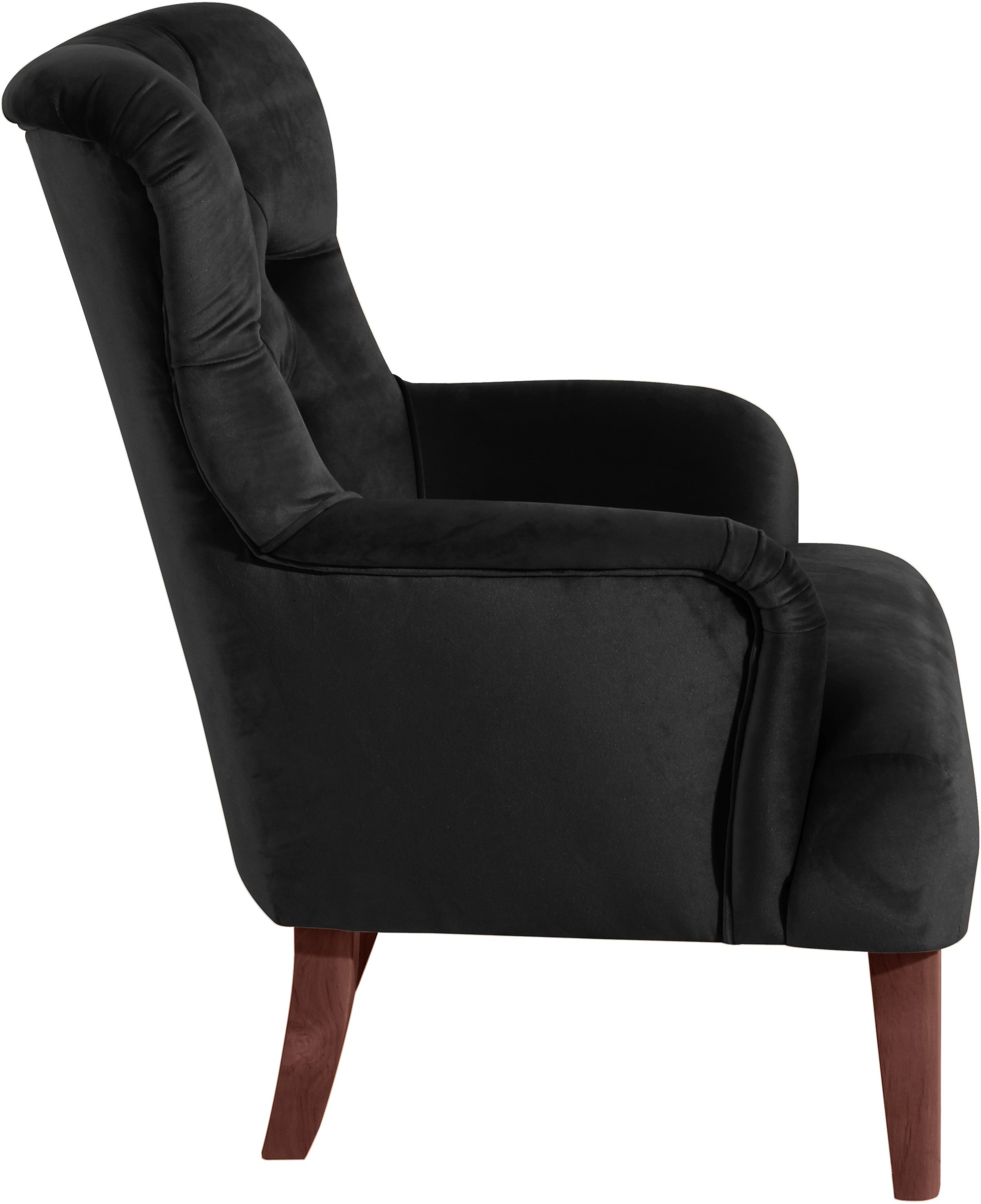 Max Winzer® Chesterfield-Sessel »Bradley, Loungesessel«, mit edler Knopfheftung