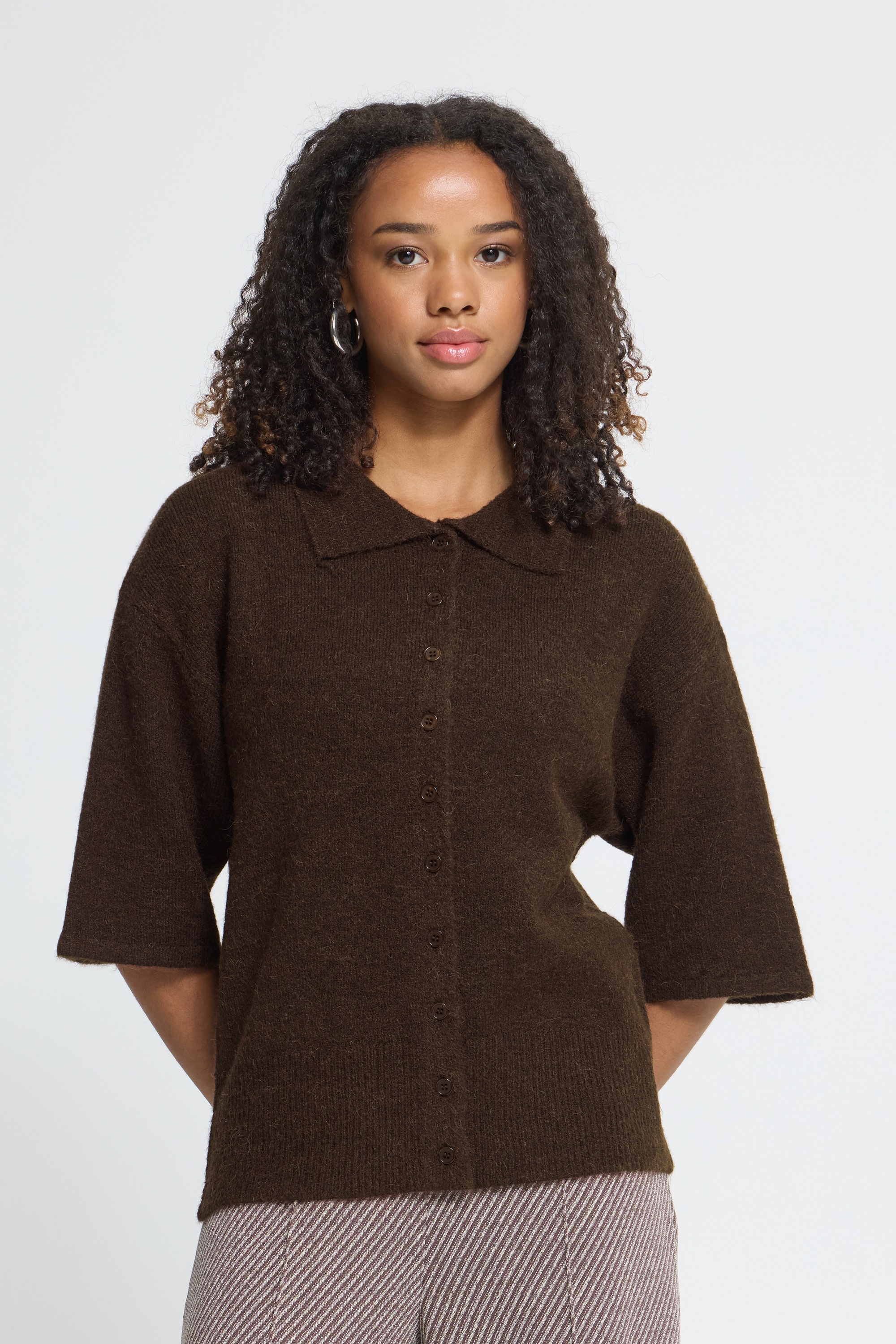 Ichi Longtop »Damen Kurzarm-Bluse IHKAMARA«