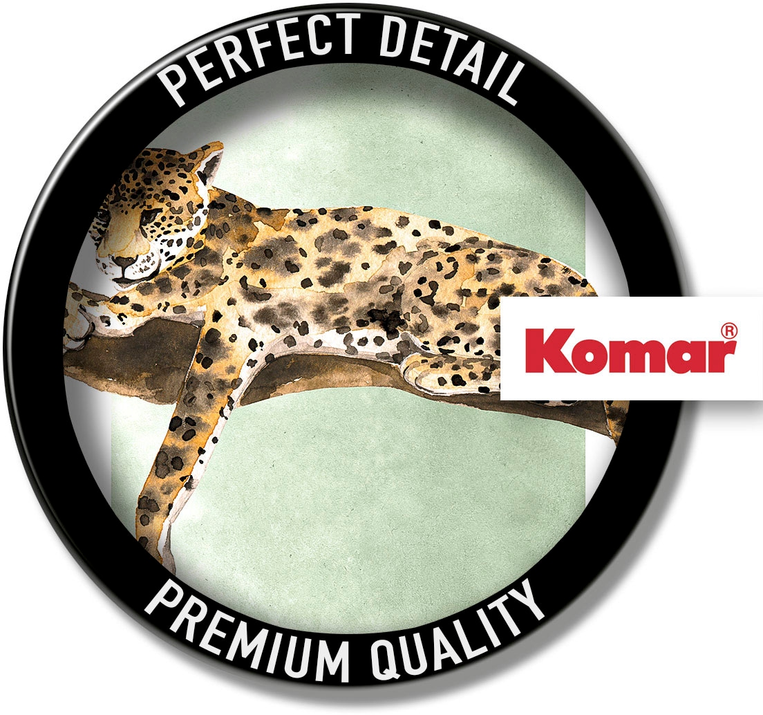 Komar Bild »Lazy Leopard«, Natur, (1 St.), Wandbild zur Dekoration - ohne Rahmen