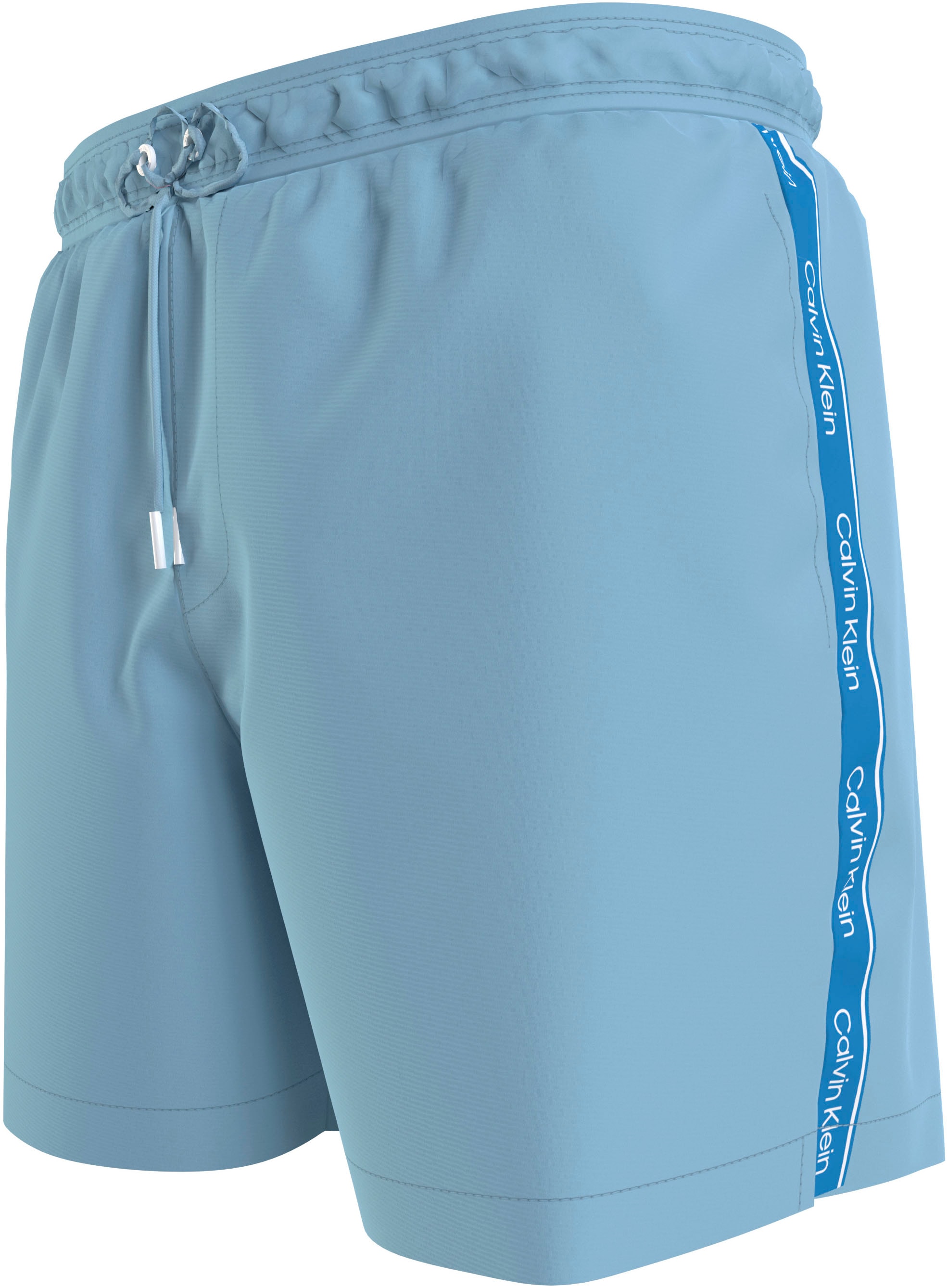 Calvin Klein Swimwear Badeshorts »MEDIUM DRAWSTRING«, mit seitlichem Logoschriftzug