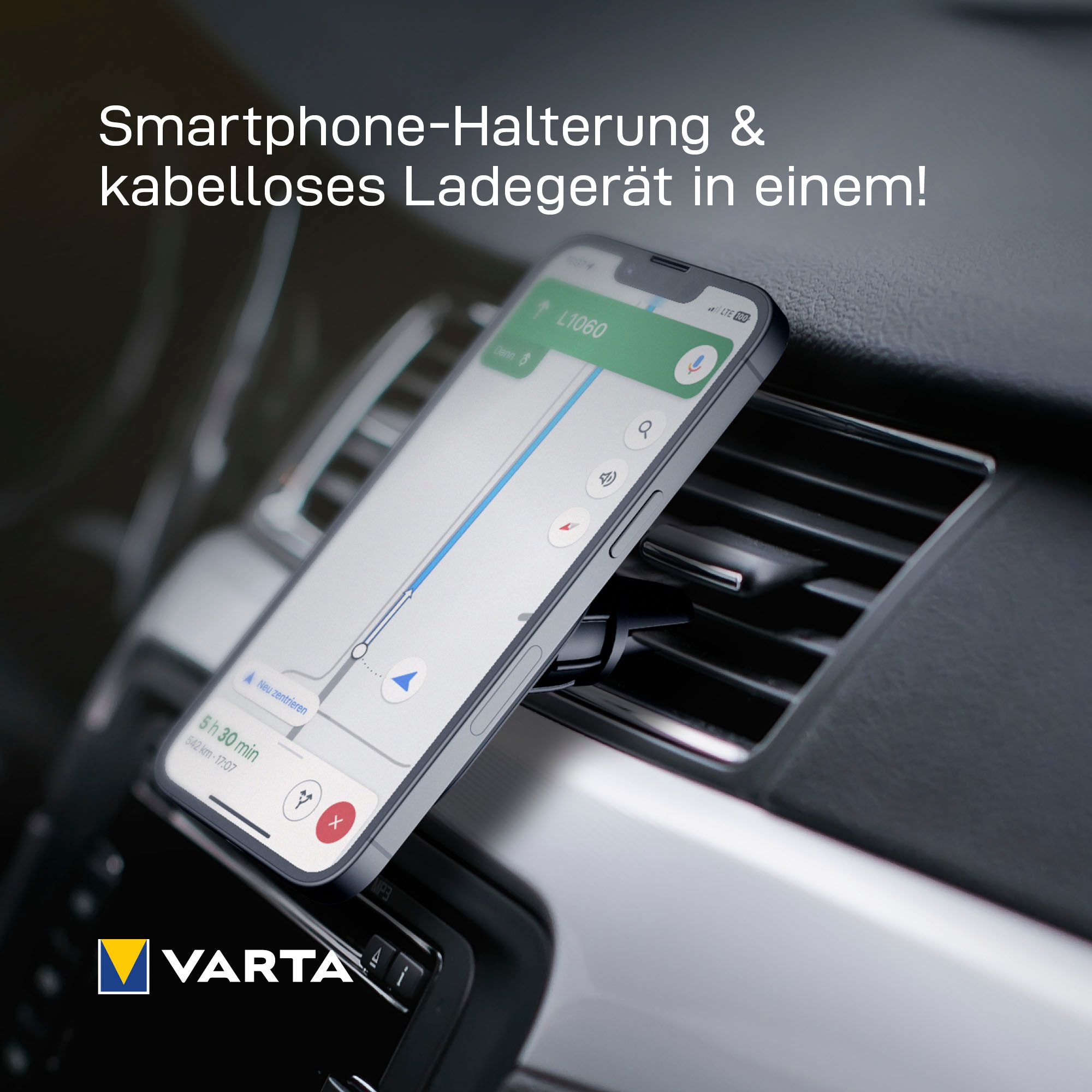 VARTA Autobatterie-Ladegerät »Mag Pro Wireless Car«