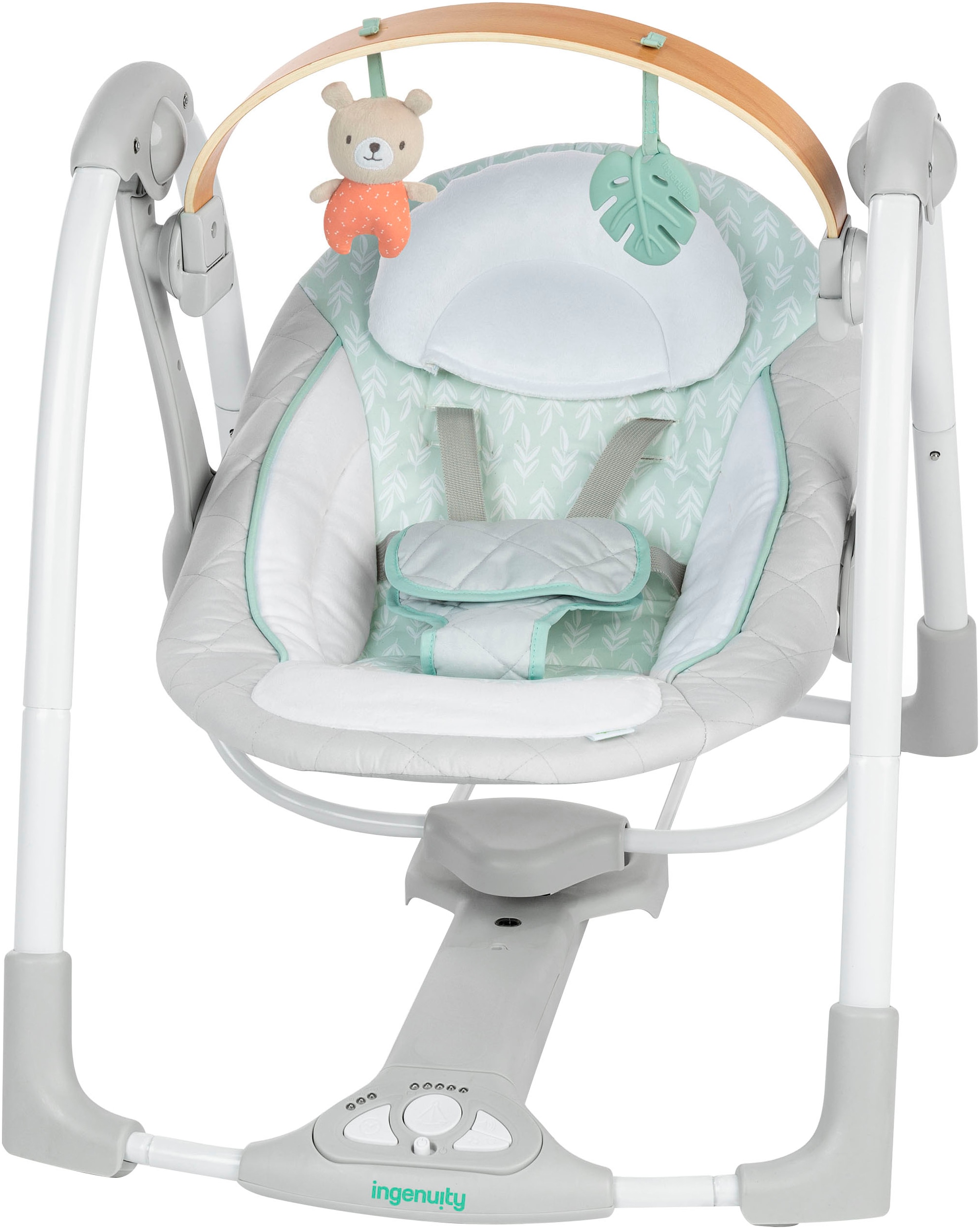 ingenuity Babywippe »Cozy Spot Swing 'n Go Portable Swing« bis 9 kg mit Sound-Effekt