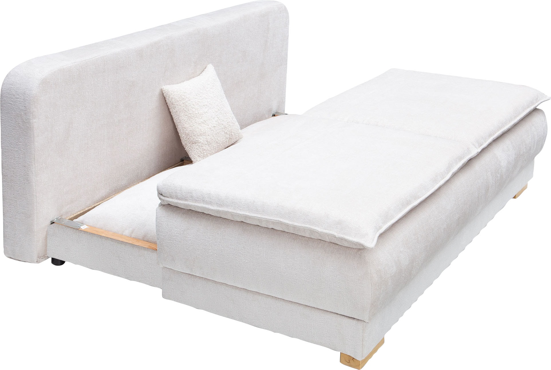 INOSIGN Schlafsofa »Bea« Dauerschlafsofa, Bettfunktion und-kasten,Boxspringsofa