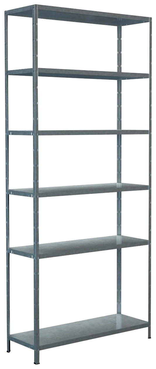 Steckregal »Stecksystem-Grundregal«, Metall verzinkt, 2300x1000x350 mm, 6 Böden