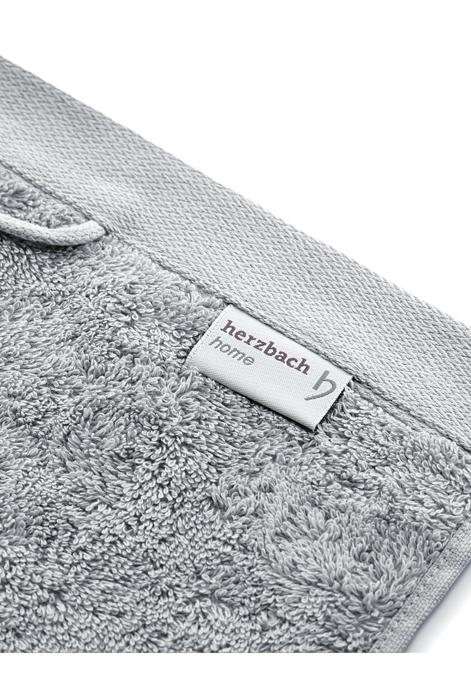 herzbach home Handtuch Set »Pura« 6 Jersey 6er Set, 550g/m², Premium-Qualität, 100% Baumwolle, einfarbig