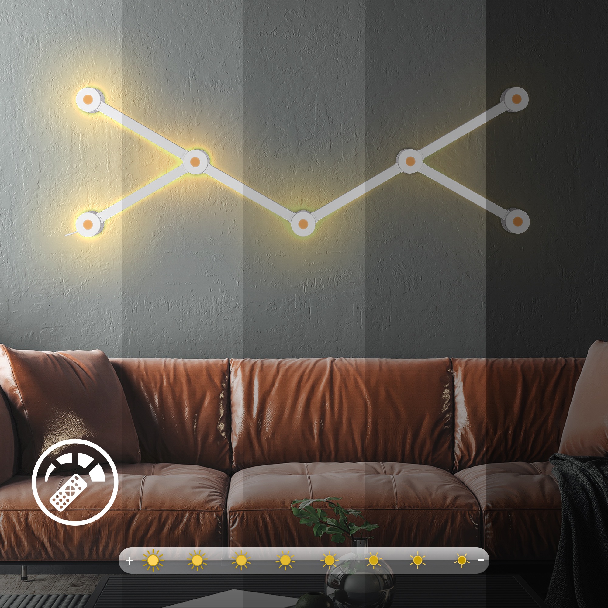 Briloner Leuchten LED Wandleuchte »FLOW 3949016«