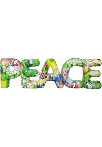 Deko-Buchstaben »Schriftzug PEACE Street Art«