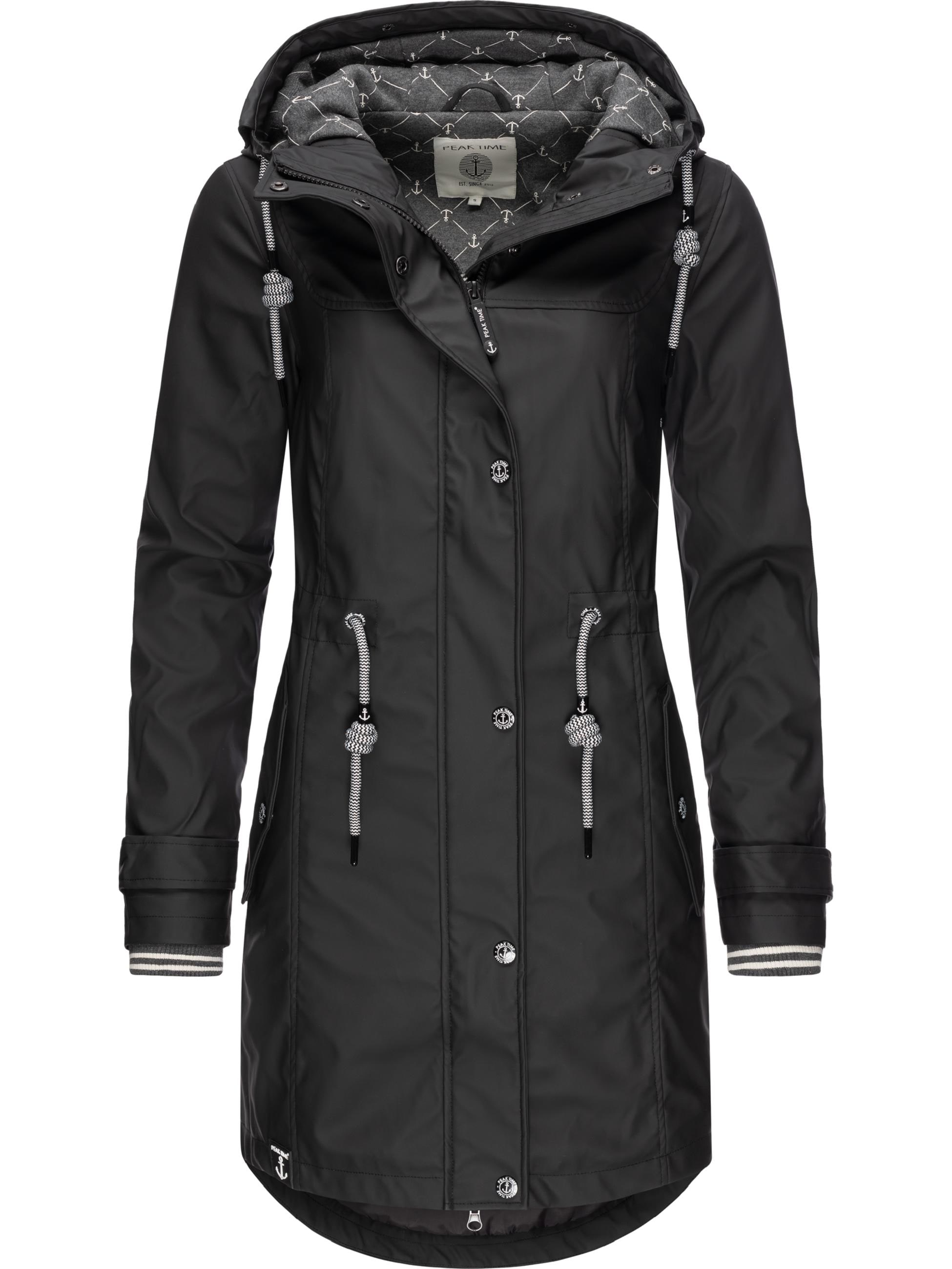 Regenmantel »Regenjacke L60042«, stylisch taillierter Regenmantel für Damen