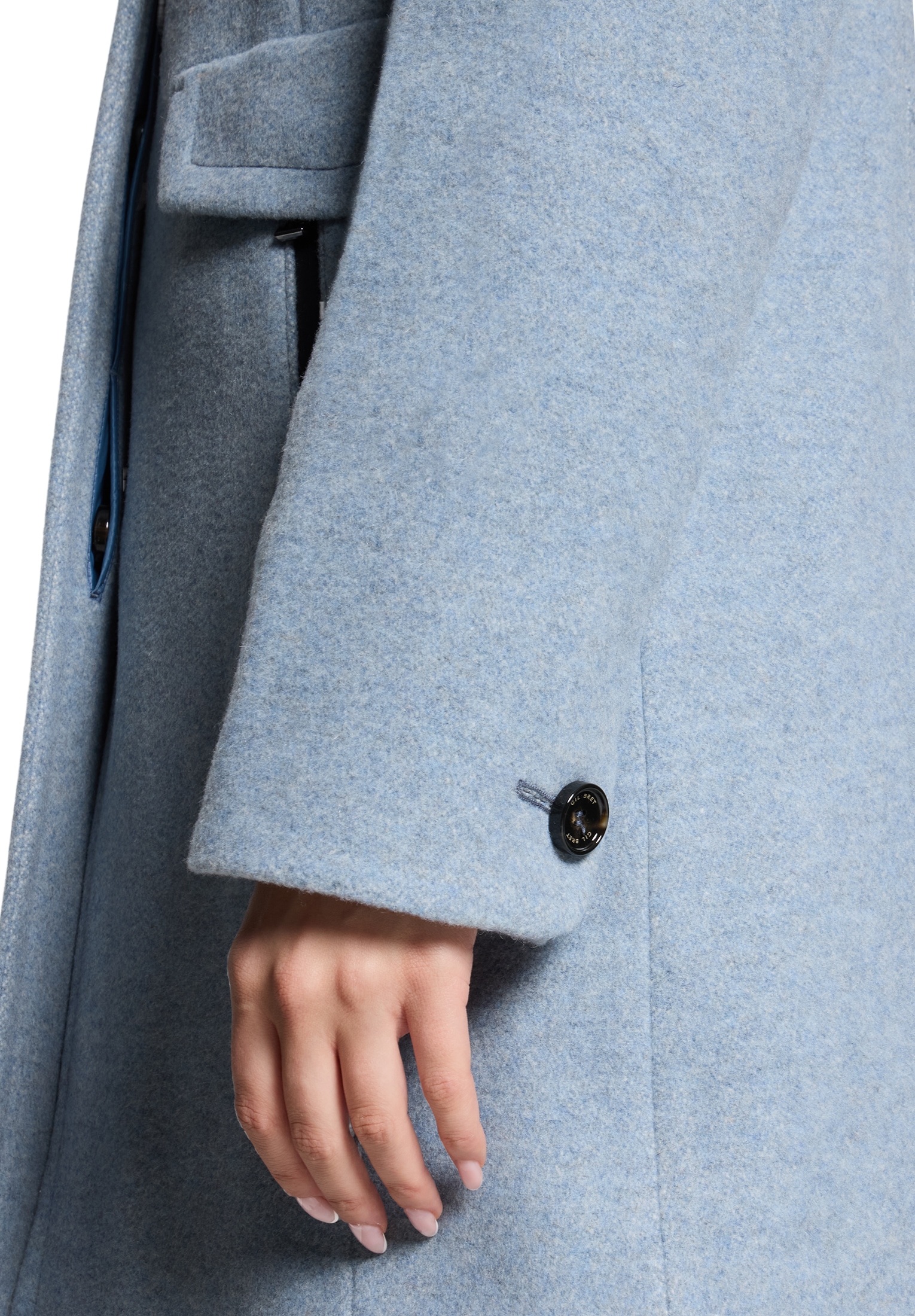 Gil Bret Wollmantel , mit Kapuze und aus einer Wollmischung
