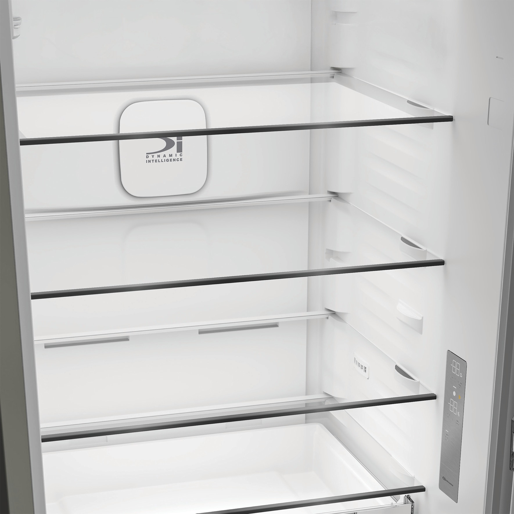 BAUKNECHT Kühl-/Gefrierkombination »KGDNF 20C IN« 203,5 cm hoch 59,5 cm breit FreshShield