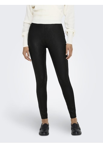 Lederimitathose »ONLSANIRA COATED LEGGING JRS«