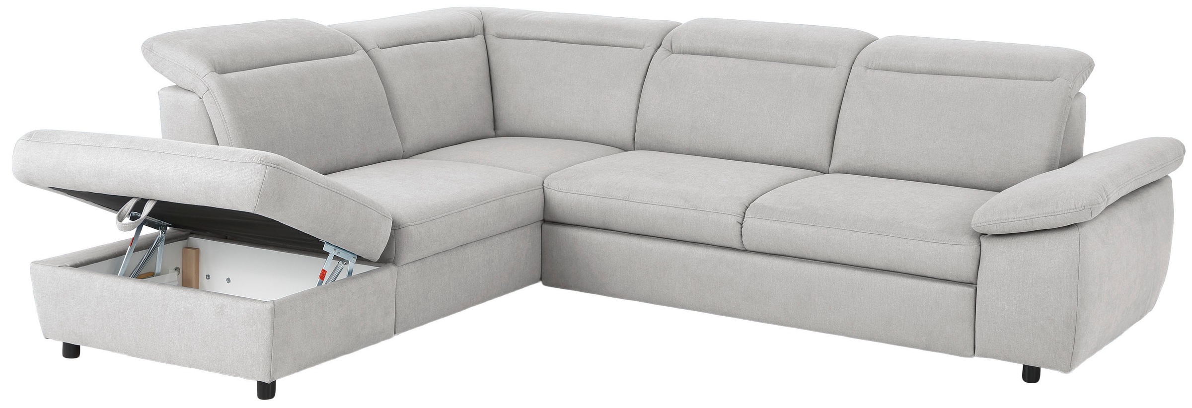 Home affaire Ecksofa »Mauritius L-Form«, mit Ottomane, mit Kopfteil- und Armlehnverstellung