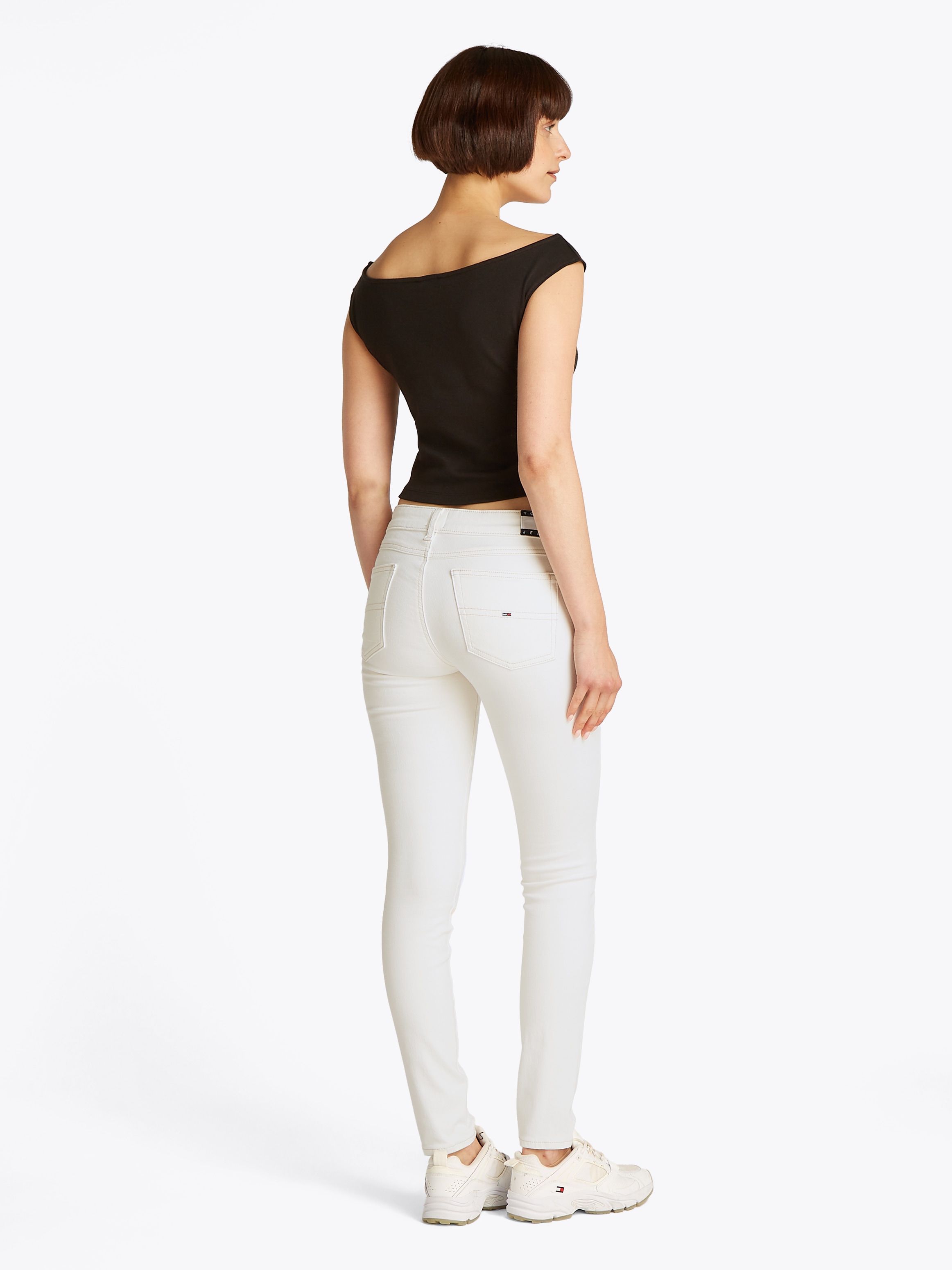 Tommy Jeans Skinny-fit-Jeans »SOPHIE LW SKN«, mit Logo-Badge, in Knöchellänge