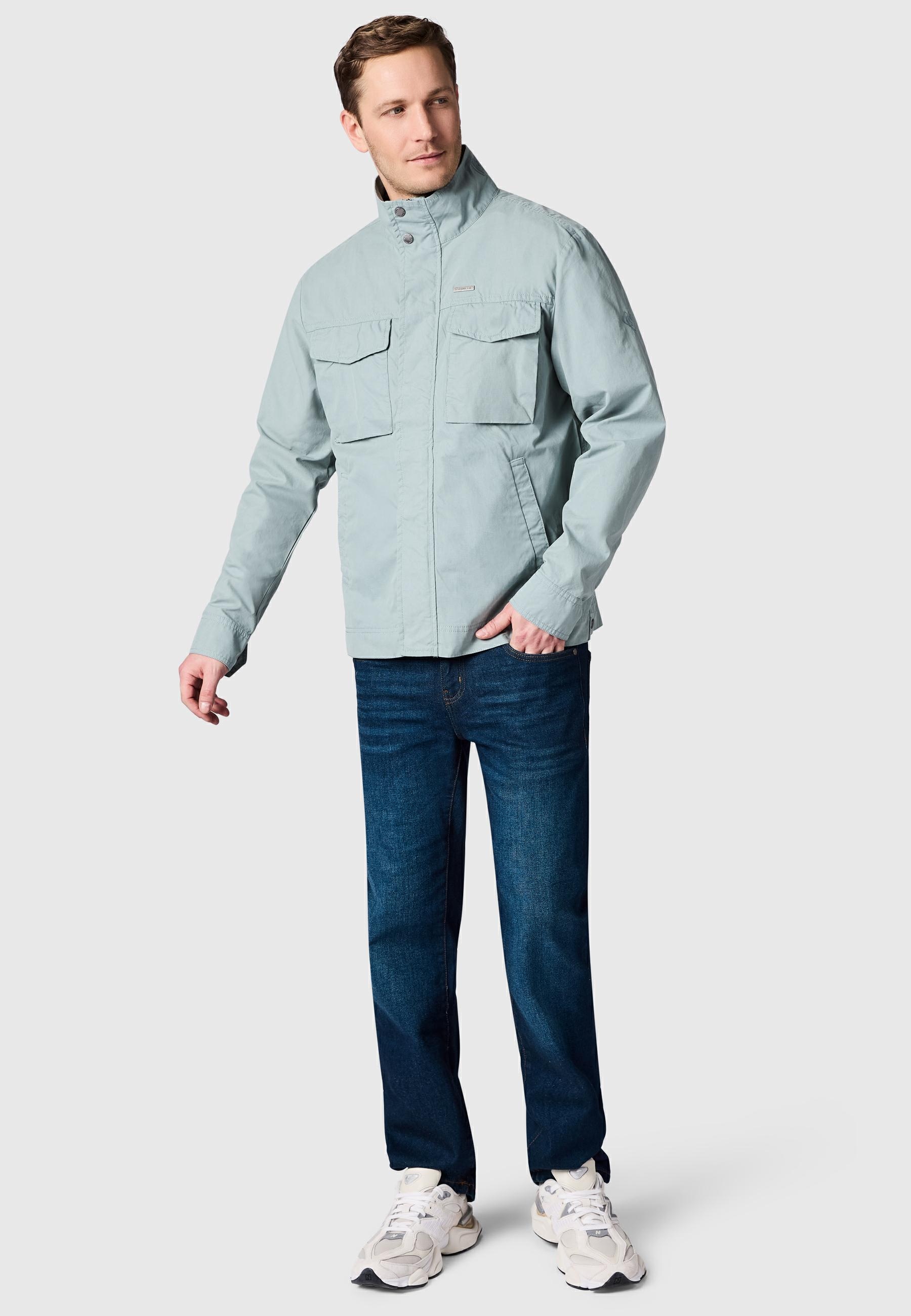 Ragwear Outdoorjacke »Anorak Murpho« ohne Kapuze Leichte Übergangsjacke mit Brusttaschen